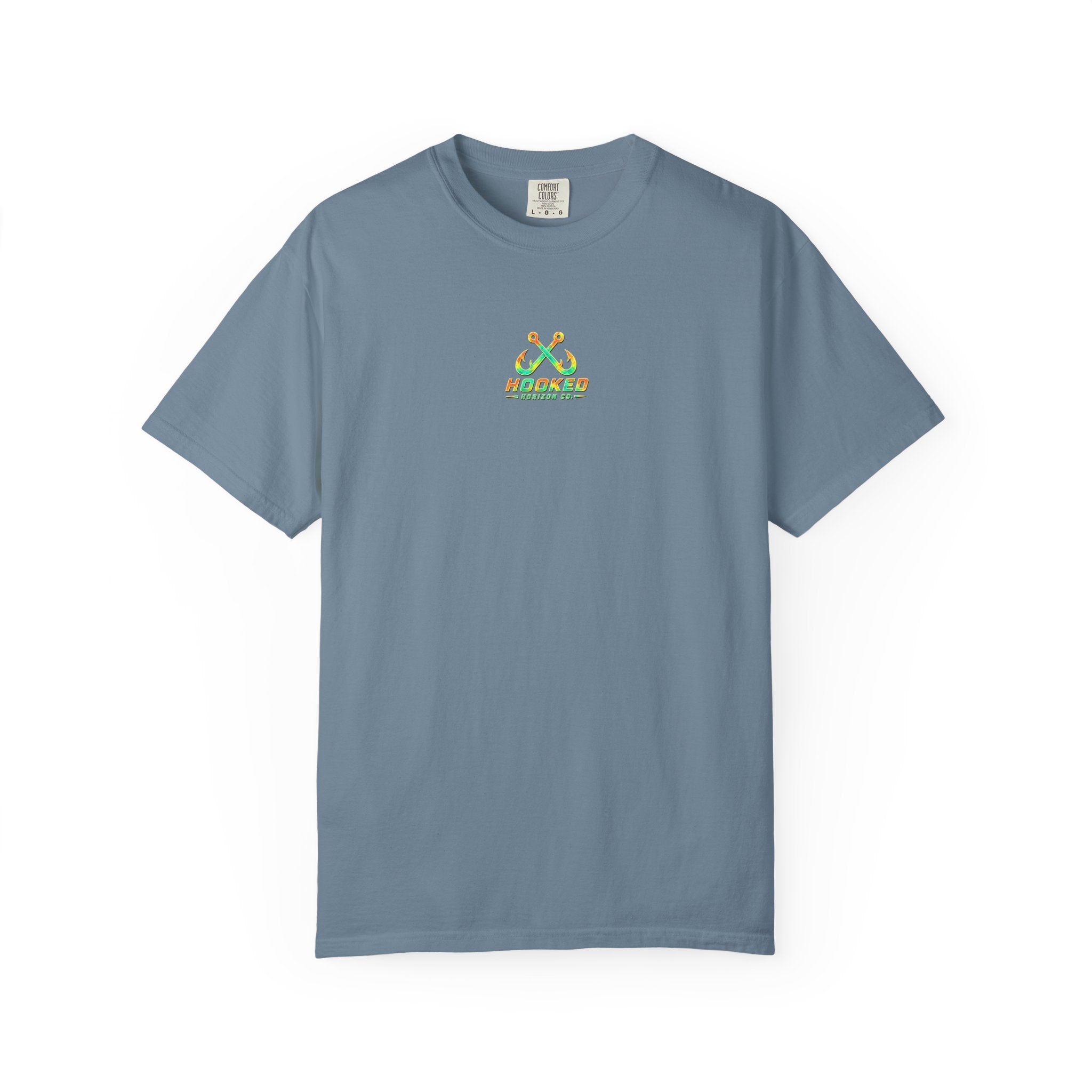 Retro 80s Tripple Fish Fishing Tee — Hooked Horizon Co.  Angler Gifts Ocean Lover Gifts