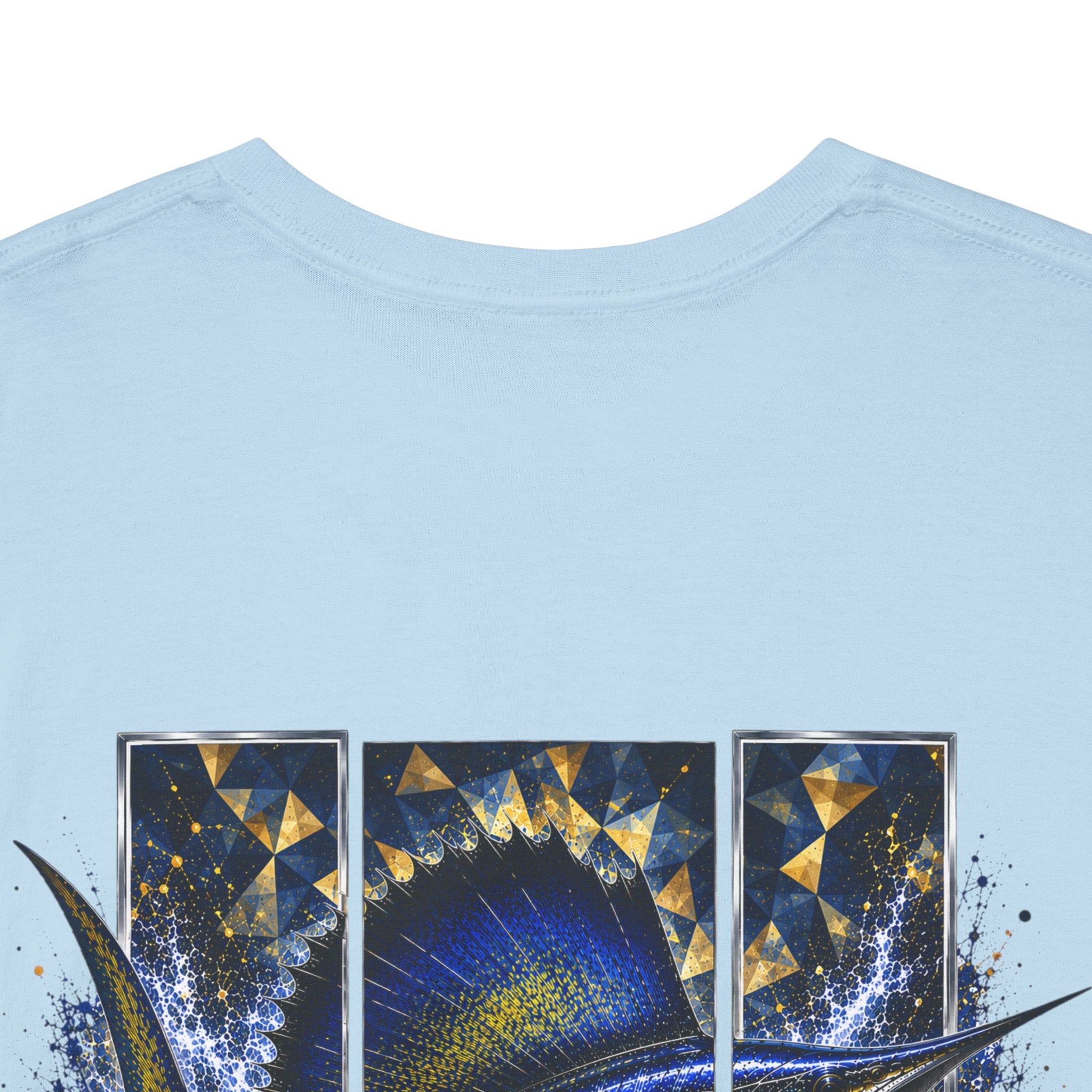 Sail Fish Hooked Horizon Co Tee—Ocean Graphic Tee — "Beloved" Ray Design