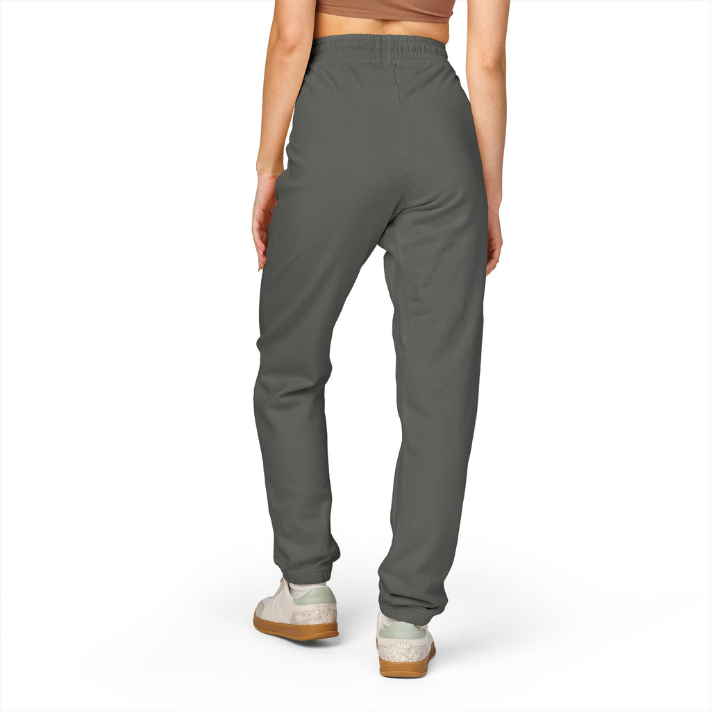 Gold & Blue Hooked Horizon Co. Embroidered Fleece Sweatpants | Cozy Loungewear, Gifts for Everyone, Comfortable Joggers, Relaxed Fit Sweatpants, God is Love, Unisex Fashion