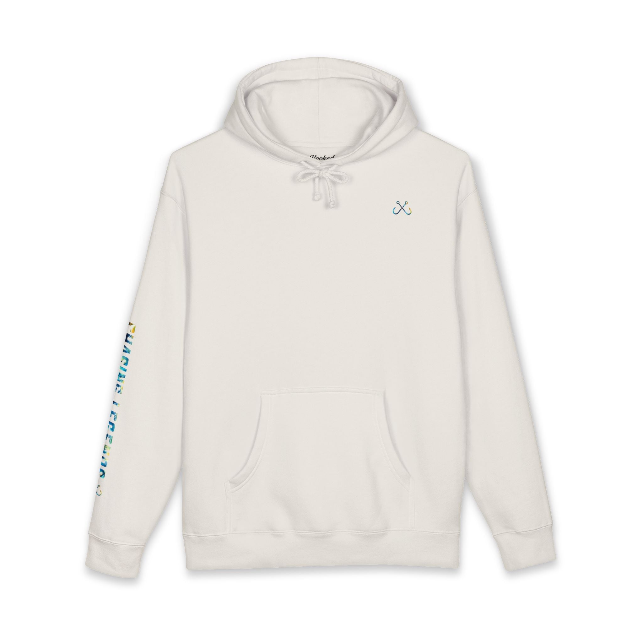 Bull Shark Hoodie Hooked Horizon Co. — Fishing Back Graphic Hoodie, Multiple Color Variations