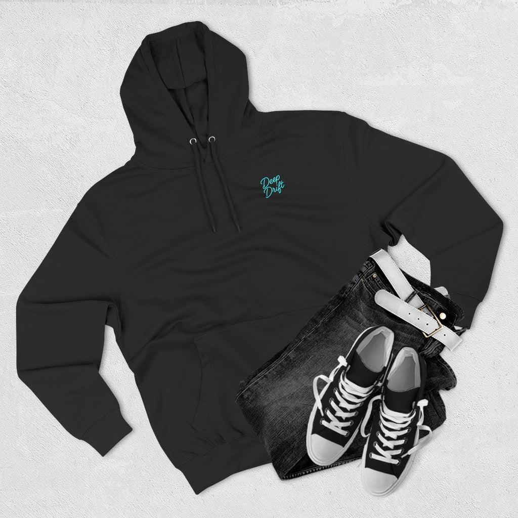 Wave & Sun Deep Drift– "Hooked By The Sea" Hooked Horizon Co. Unisex Hoodie for Ocean Lovers, Nautical Fashion, Cool Weather Gear, Everyday Comfort, Perfect Gift