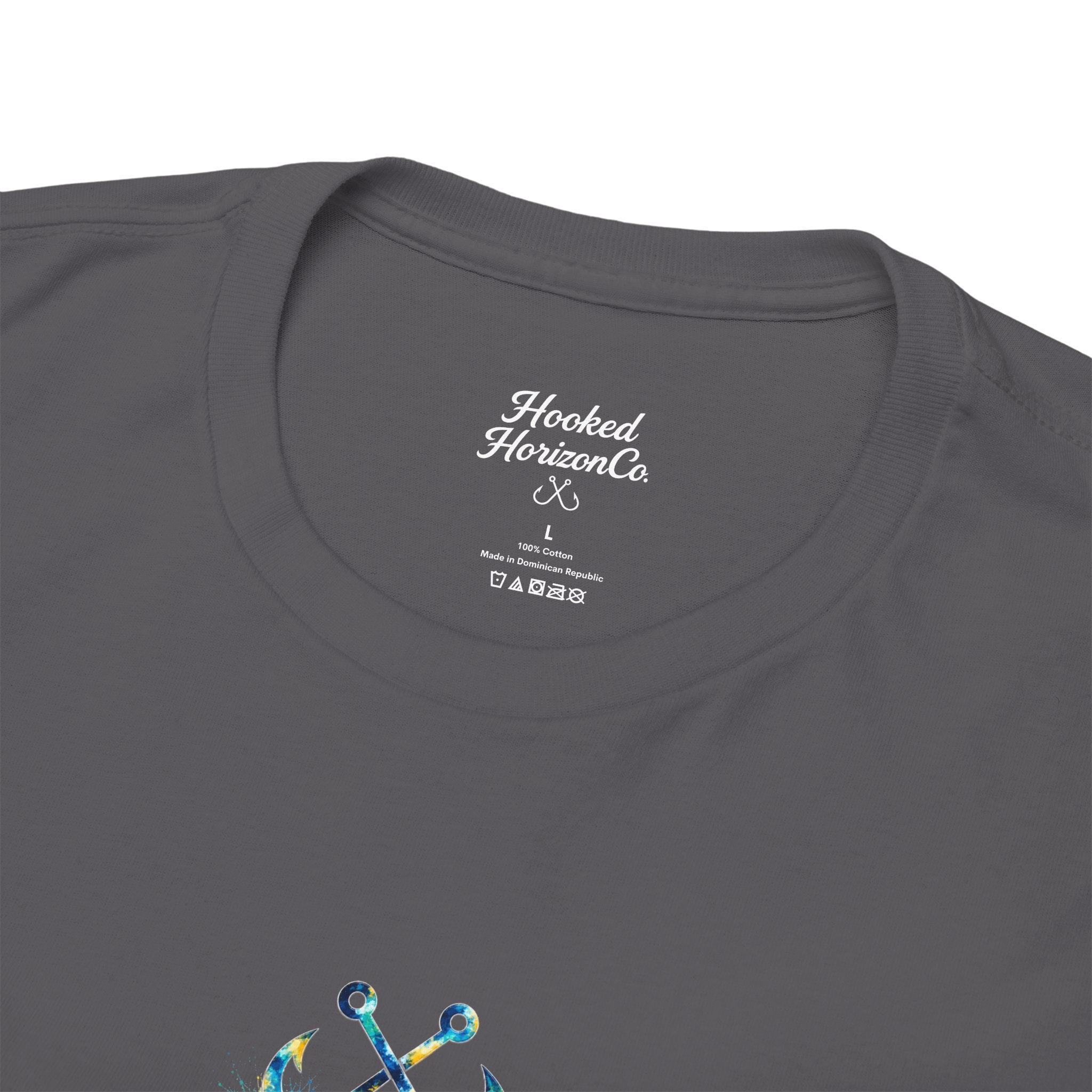 Barracuda Hooked Horizon Co Tee—Ocean Graphic Tee — "Beloved" Ray Design