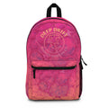 Pink To Orange Ombre Hammer Head Shark Backpack – 'Hooked Horizon Co.' Blue Leaf Beach Bag
