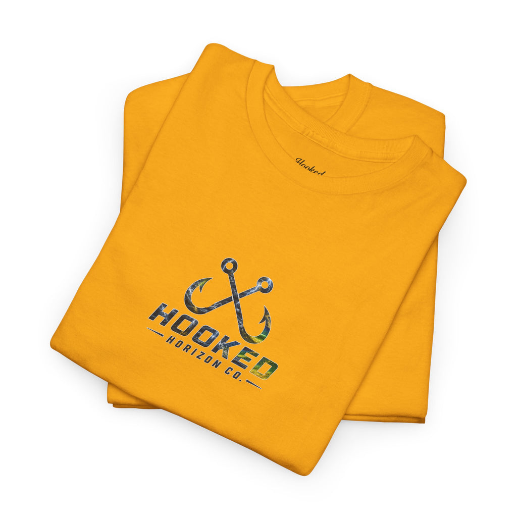 Mahi Mahi Hooked Horizon Co Tee—Ocean Graphic Tee — "Beloved" Ray Design