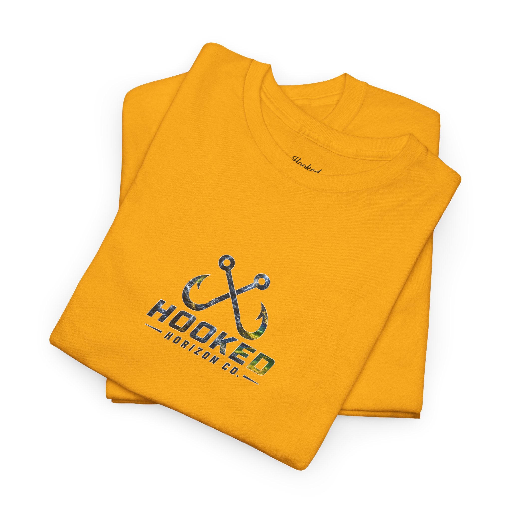 Mahi Mahi Hooked Horizon Co Tee—Ocean Graphic Tee — "Beloved" Ray Design