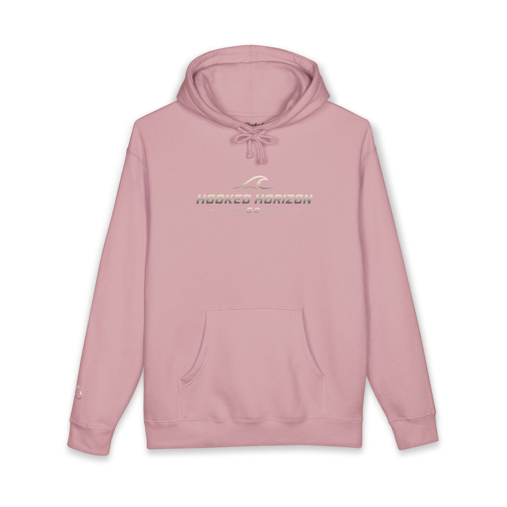 Wave Hoodie Hooked Horizon Co. — Fishing Back Graphic Hoodie, Multiple Color Variations