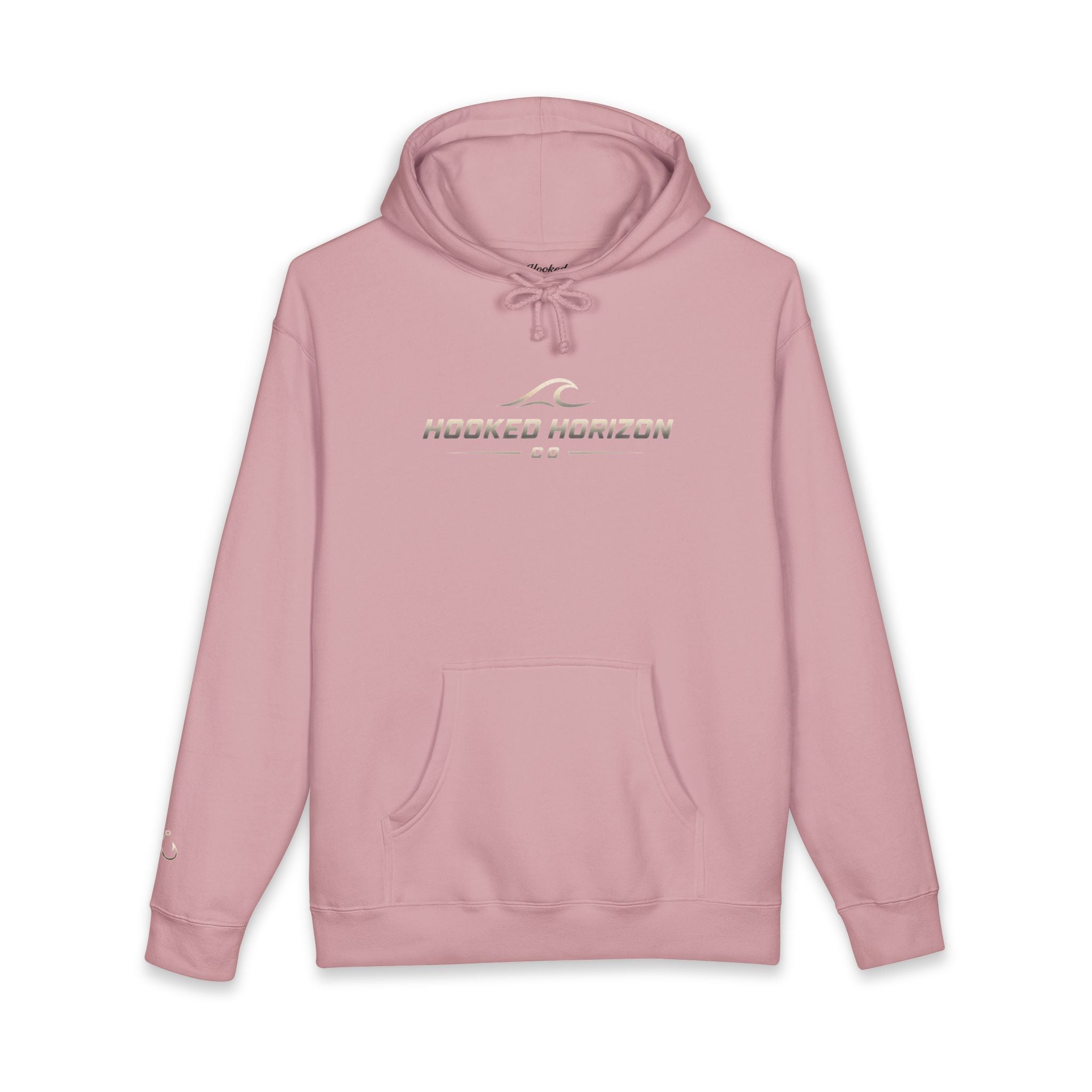 Wave Hoodie Hooked Horizon Co. — Fishing Back Graphic Hoodie, Multiple Color Variations