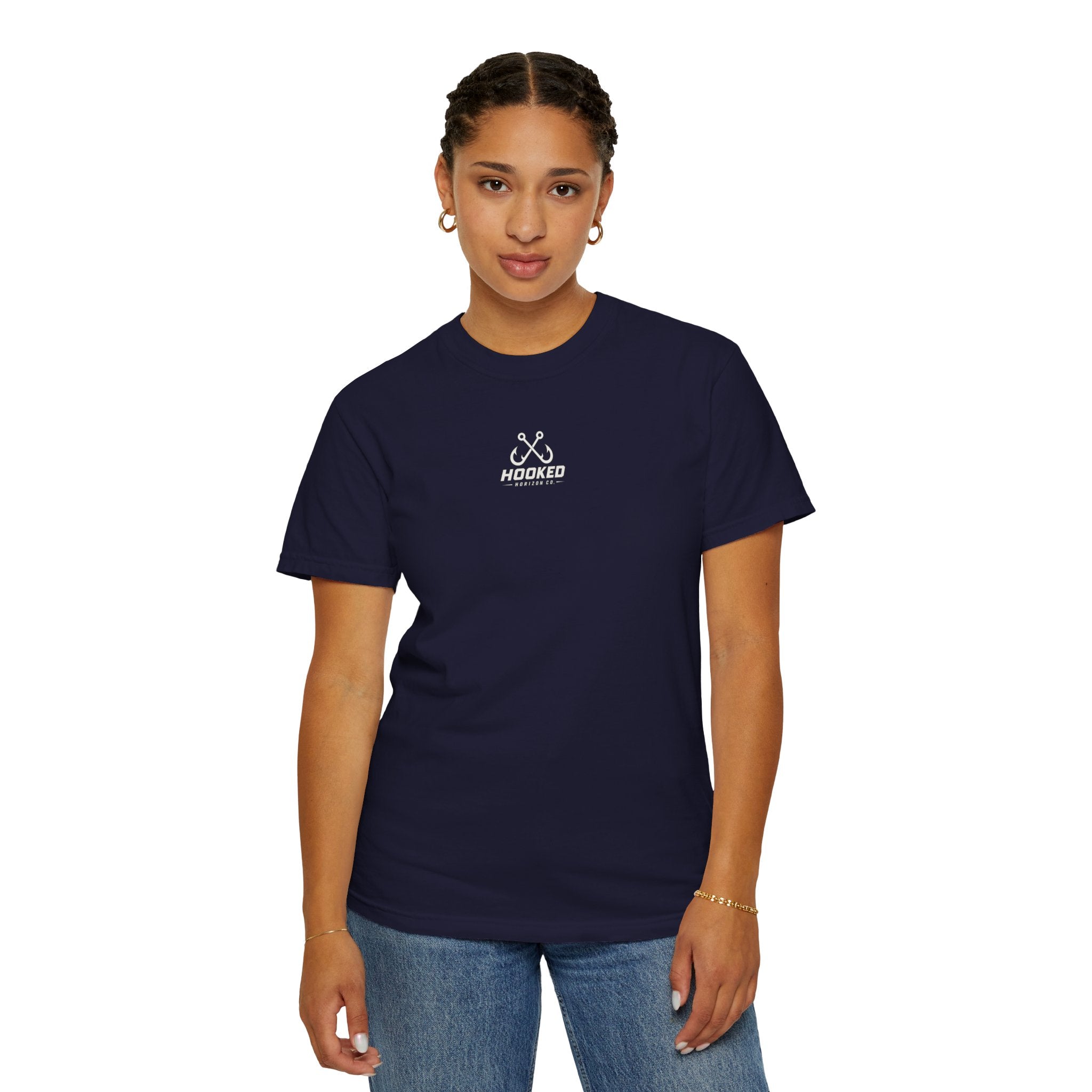 Saltwater Sea Striper Fishing Tee — Hooked Horizon Co.  Angler Gifts Ocean Lover Gifts