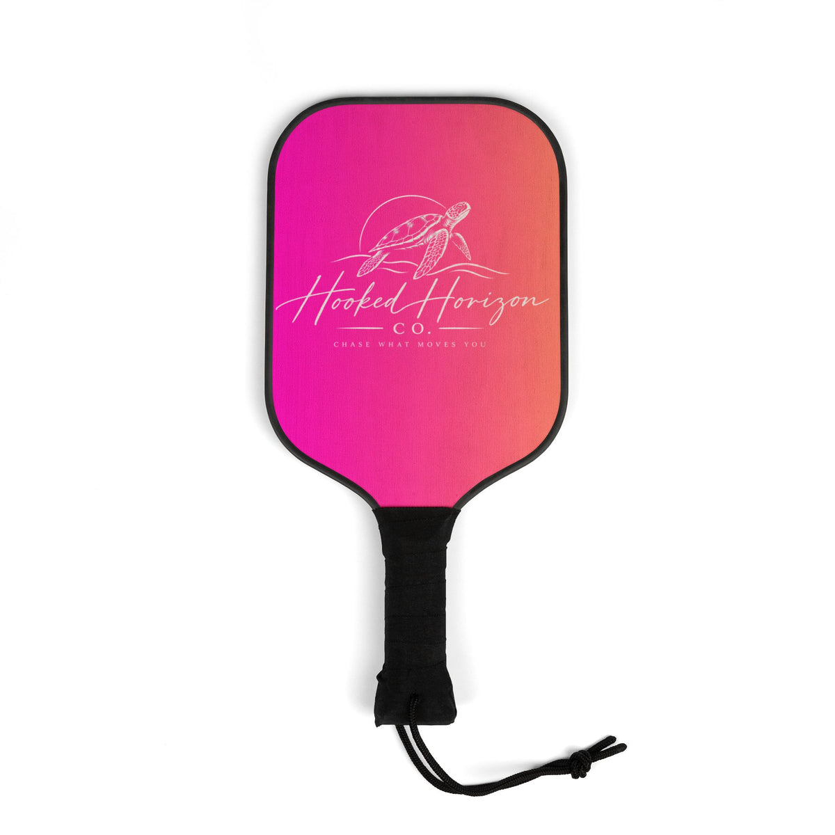 Pink & Peach Turtle— Hooked Horizon Co. Pickleball Kit