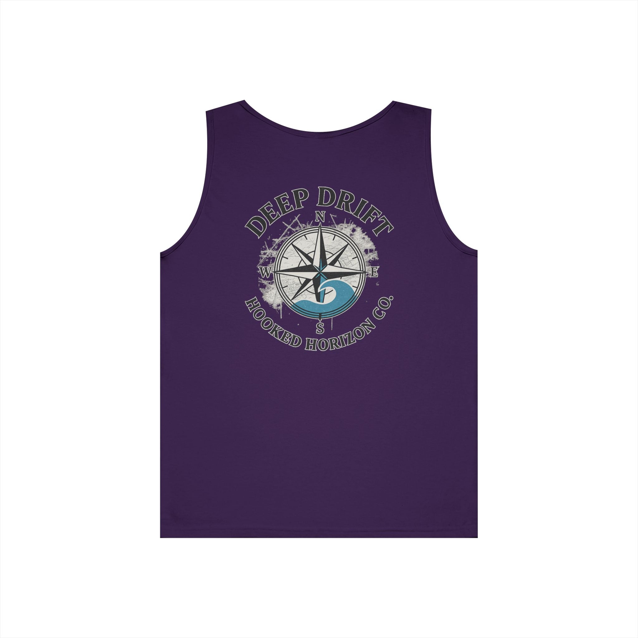 Wave Compass Deep Drift Octopus Graphic Tank Top, Summer Beach Wear, Unisex Tank, Gift for Ocean Lovers, Nautical Tees, Camping Apparel
