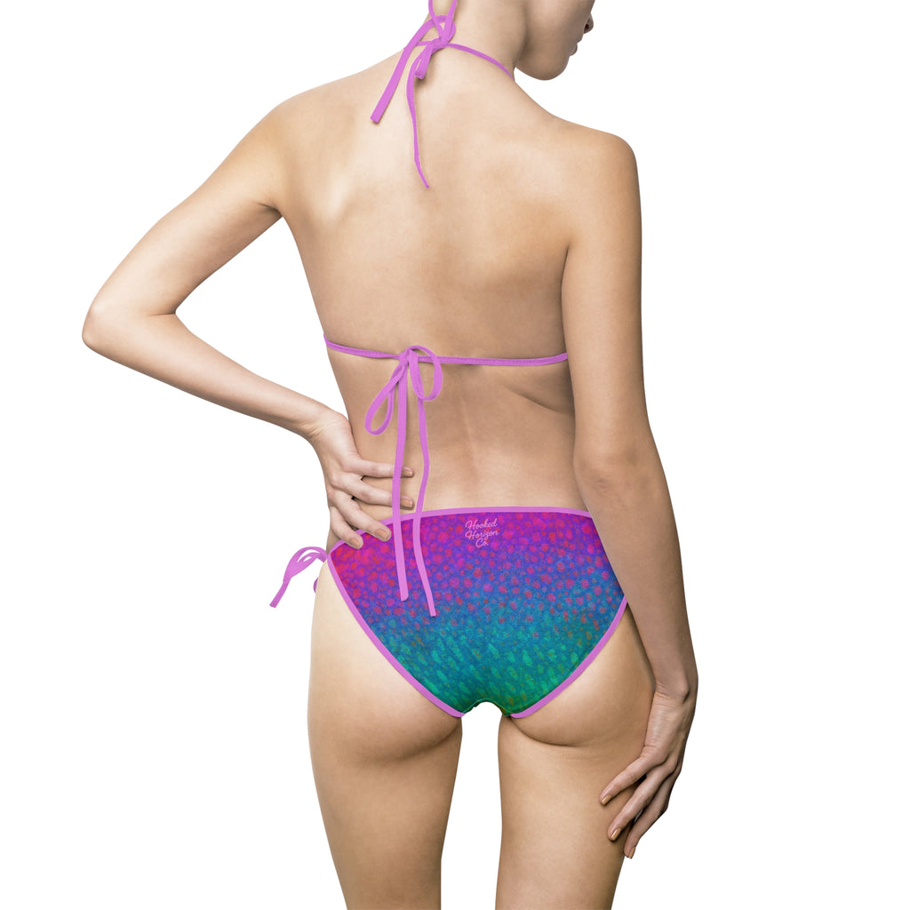Speckled Color Bikini —  Hooked Horizon Co. Swimsuit, Summer Beachwear, Swimwear for Vacations, Pool Parties, Tropical Getaways, Custom Strap Colors – Multiple Variations
