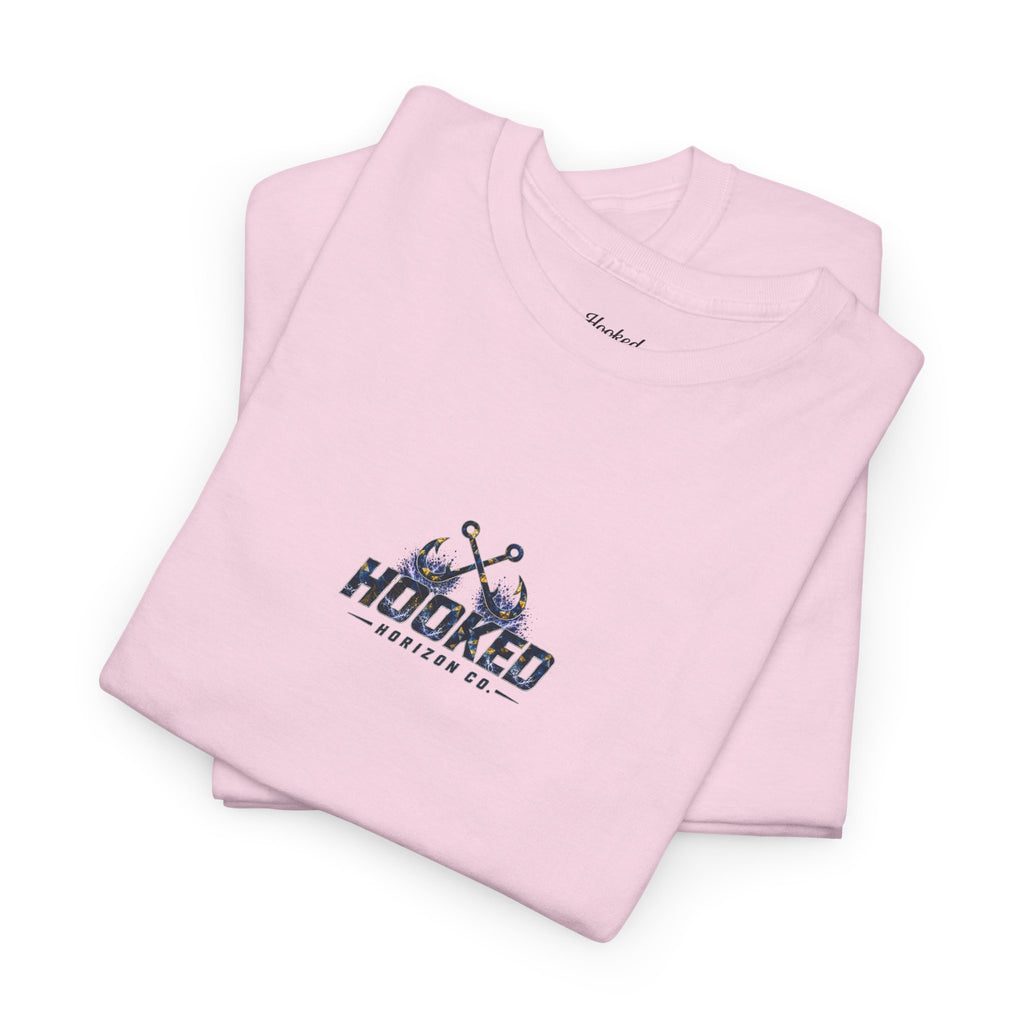 Sail Fish Hooked Horizon Co Tee—Ocean Graphic Tee — "Beloved" Ray Design