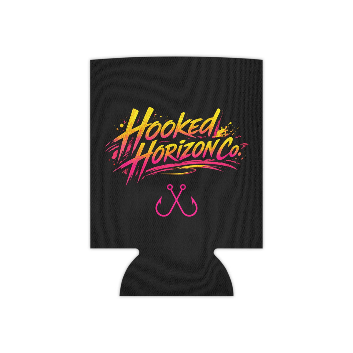 Retro 80s Inspired Cooler Coozie — Hooked Horizon Co. Fishing Wave Koozie