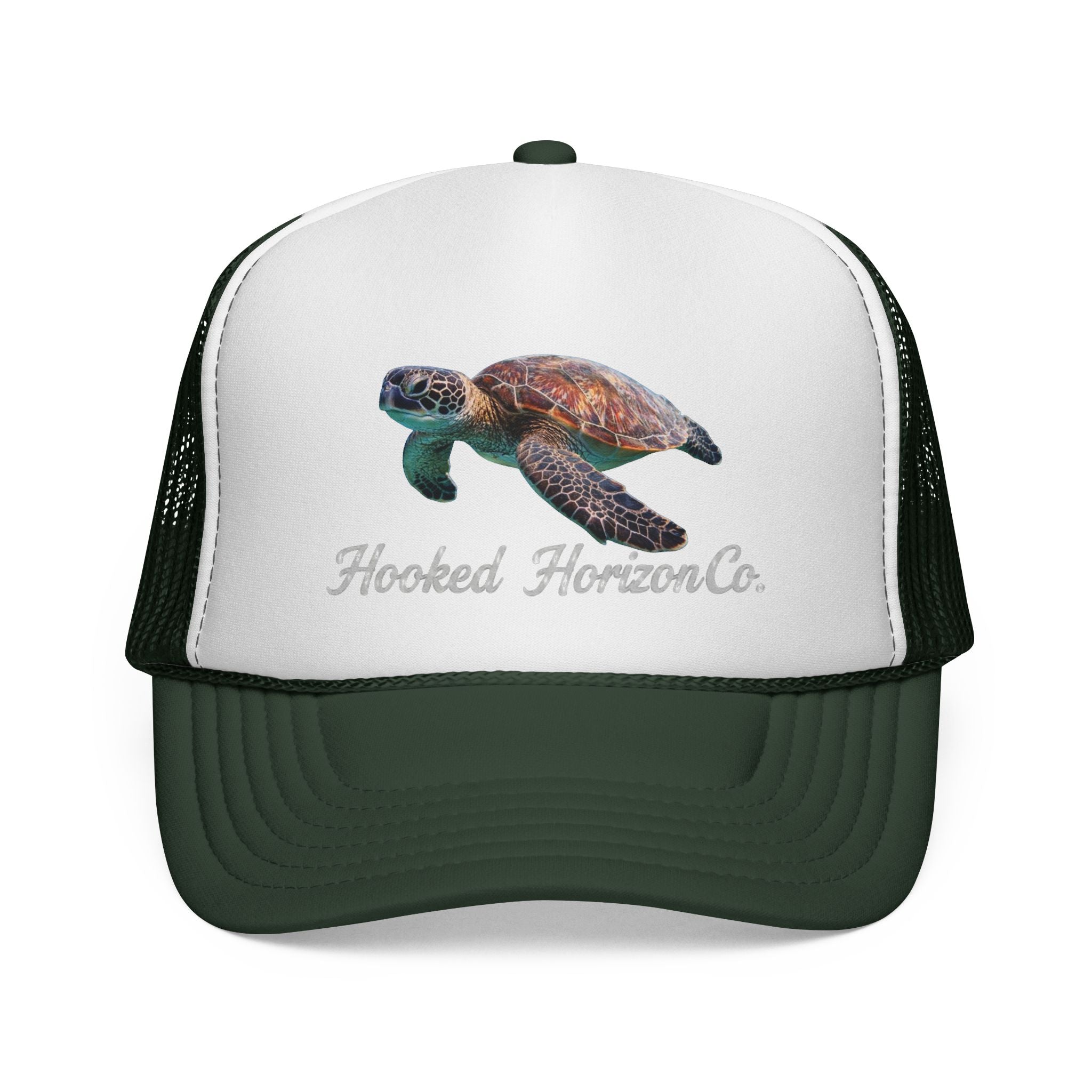 Sea Turtle Trucker Cap — Fishing & Beach Hat