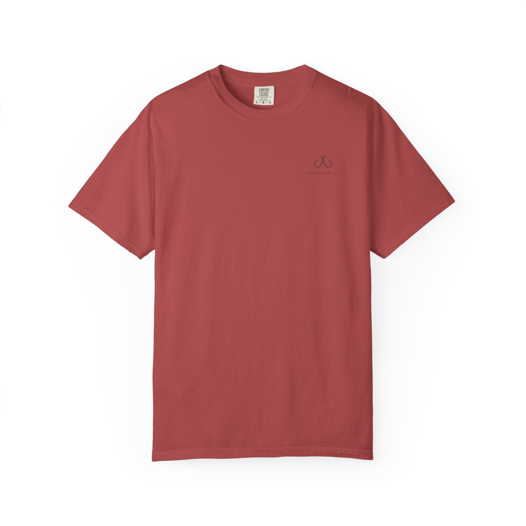 Deep Drift Fishing T-Shirt - Pink & Peach Fishing Tee for Angler Lovers, Pink Ombre, Hammer Head Shark Tee, Ocean-inspired