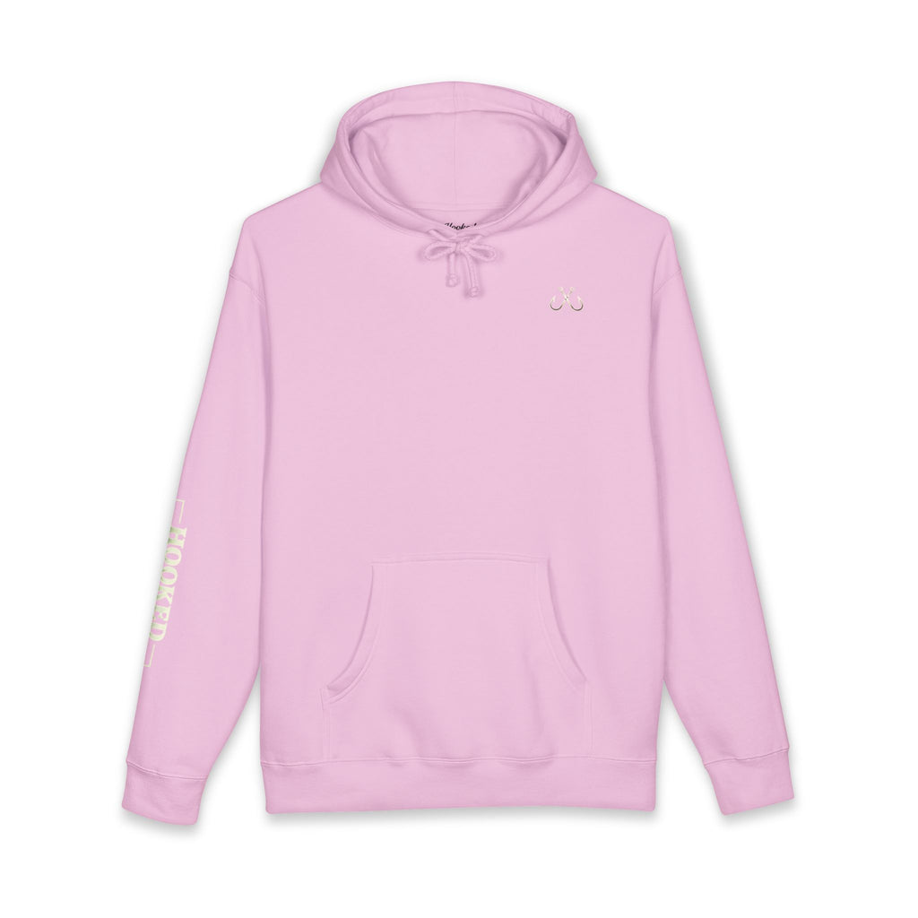 Sea Otter & Sunset Hoodie Hooked Horizon Co. — Minimal Fishing Back Graphic Hoodie, Multiple Color Variations