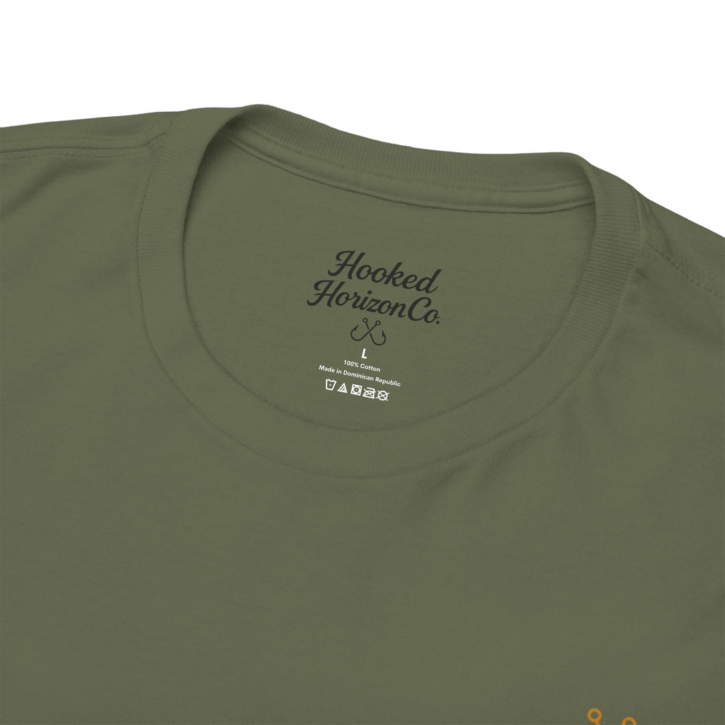 Grouper Hooked Horizon Co Tee—Ocean Graphic Tee — "Beloved" Ray Design