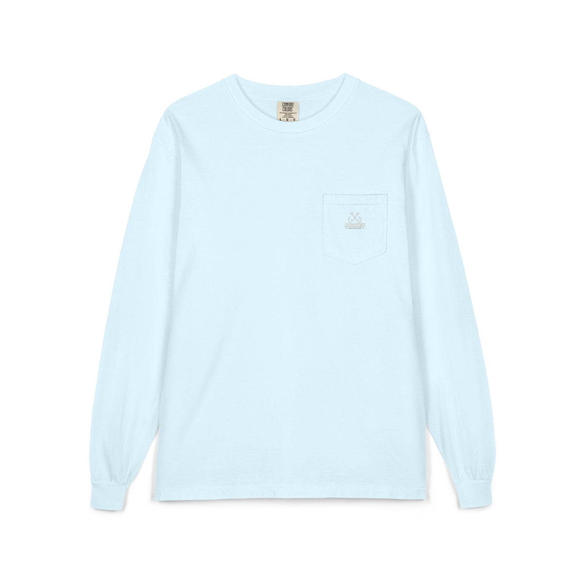 USA Manta Ray Hooked Horizon Co.  Classic Logo Unisex Long Sleeve Pocket T-Shirt