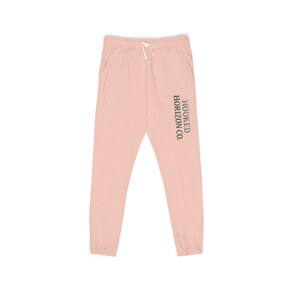 Hooked Horizon Co. Deep Drift Embroidered Fleece Sweatpants | Cozy Loungewear, Gifts for Everyone, Comfortable Joggers, Relaxed Fit Sweatpants, God is Love, Unisex Fashion