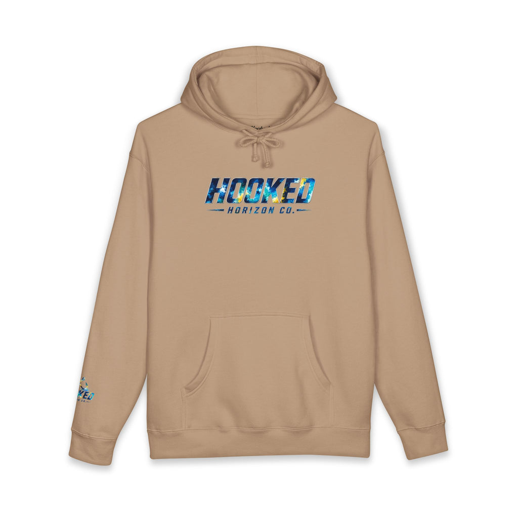 Barracuda Hoodie Hooked Horizon Co. — Fishing Back Graphic Hoodie, Multiple Color Variations