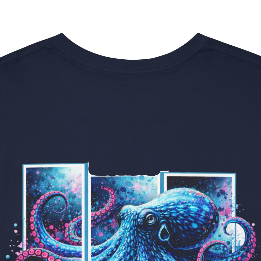 Octopus Hooked Horizon Co Tee—Ocean Graphic Tee — "Beloved" Ray Design
