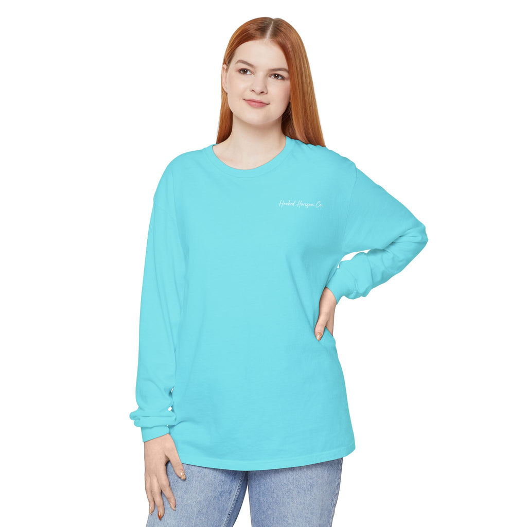 Chasing Legends Tarpon, Mahi Mahi, TunaSaltwater Fish Long Sleeve Tee — Hooked Horizon Co. Graphic Shirt