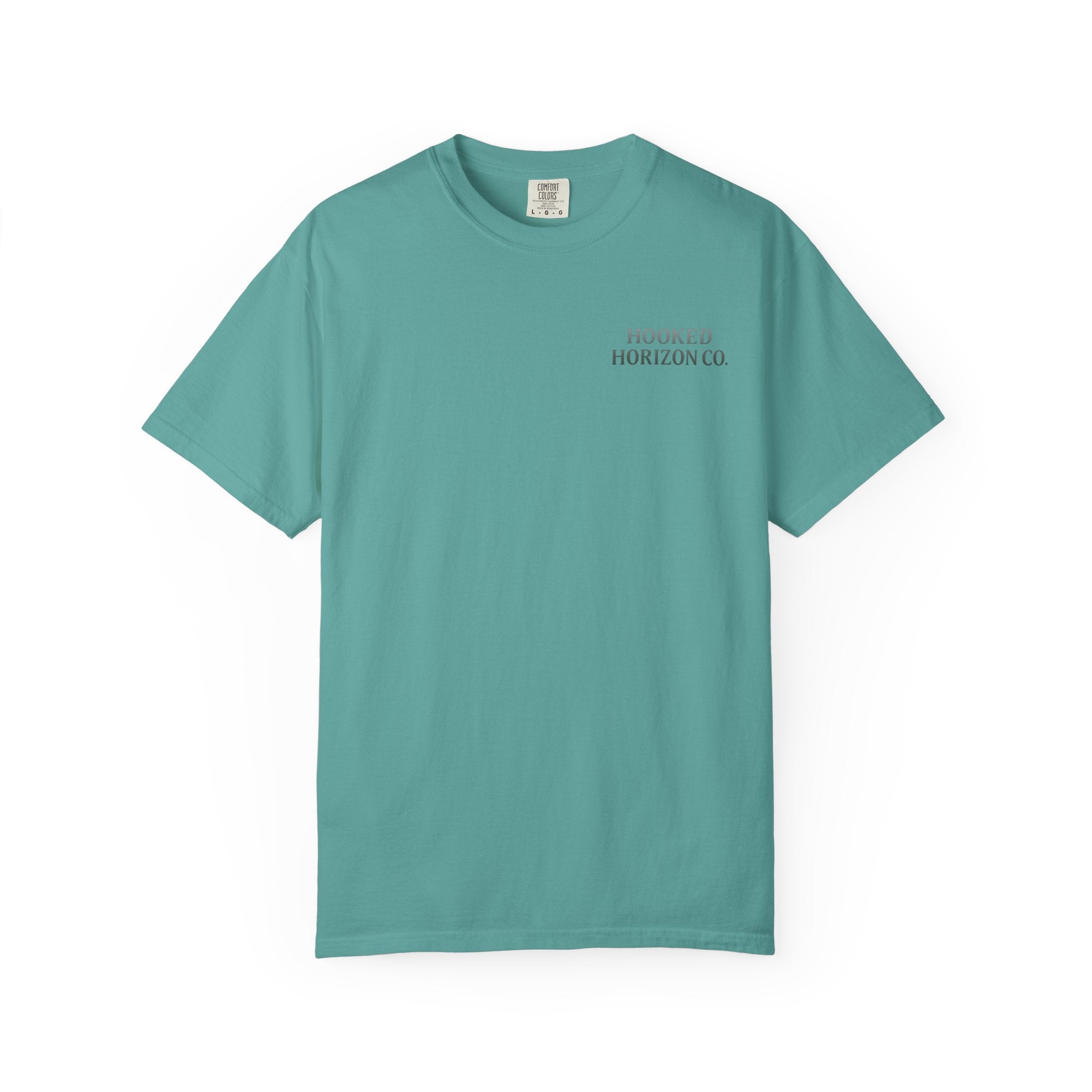 Wave Compass T-shirt, Hooked Horizon Co, Angler Gifts