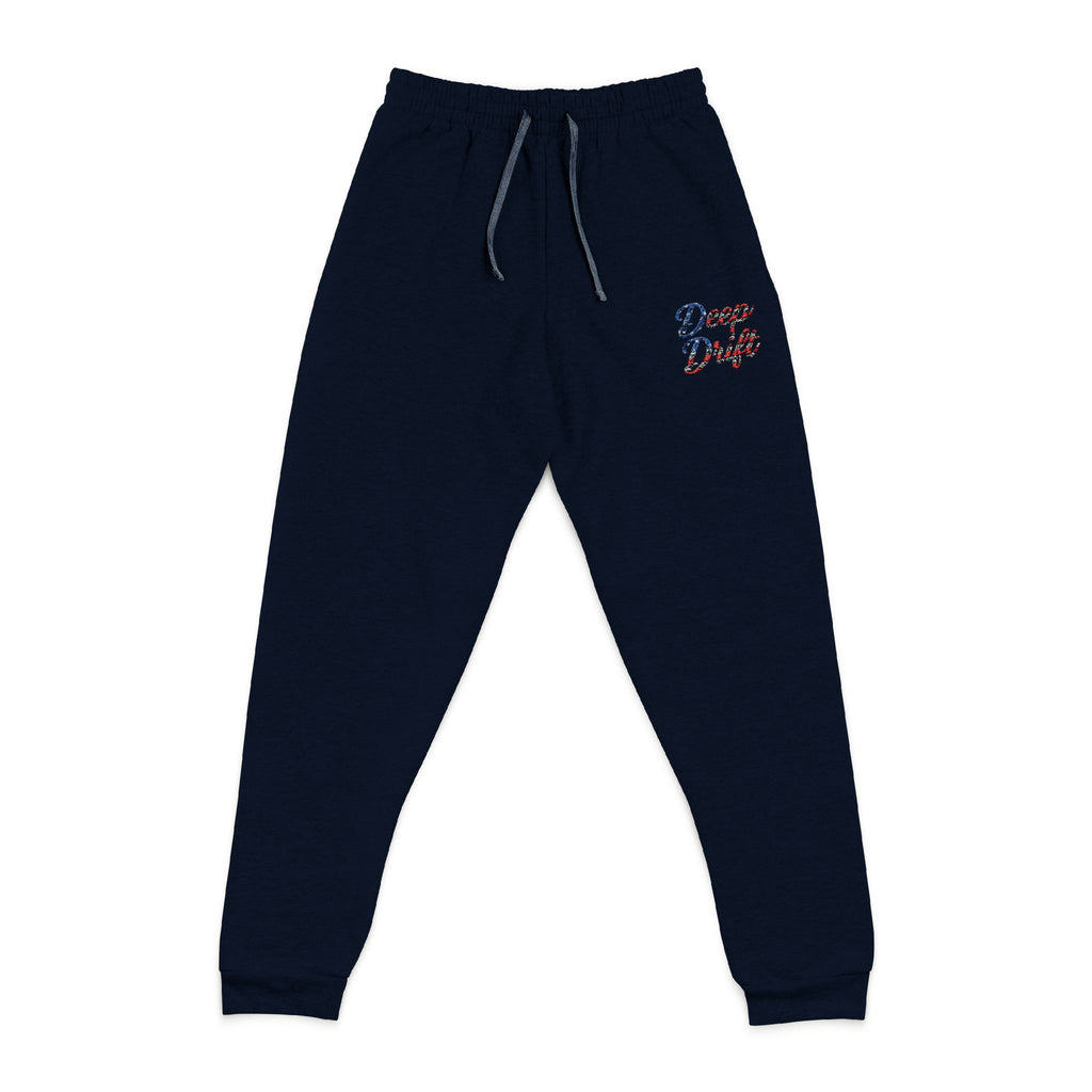 USA Deep Drift— Hooked Horizons Unisex Joggers - Soft Cozy Lounge Pants for Relaxation, Gift for Everyone, Relaxation Wear, God Is Love Apparel, Christian, Spiritual Gifts