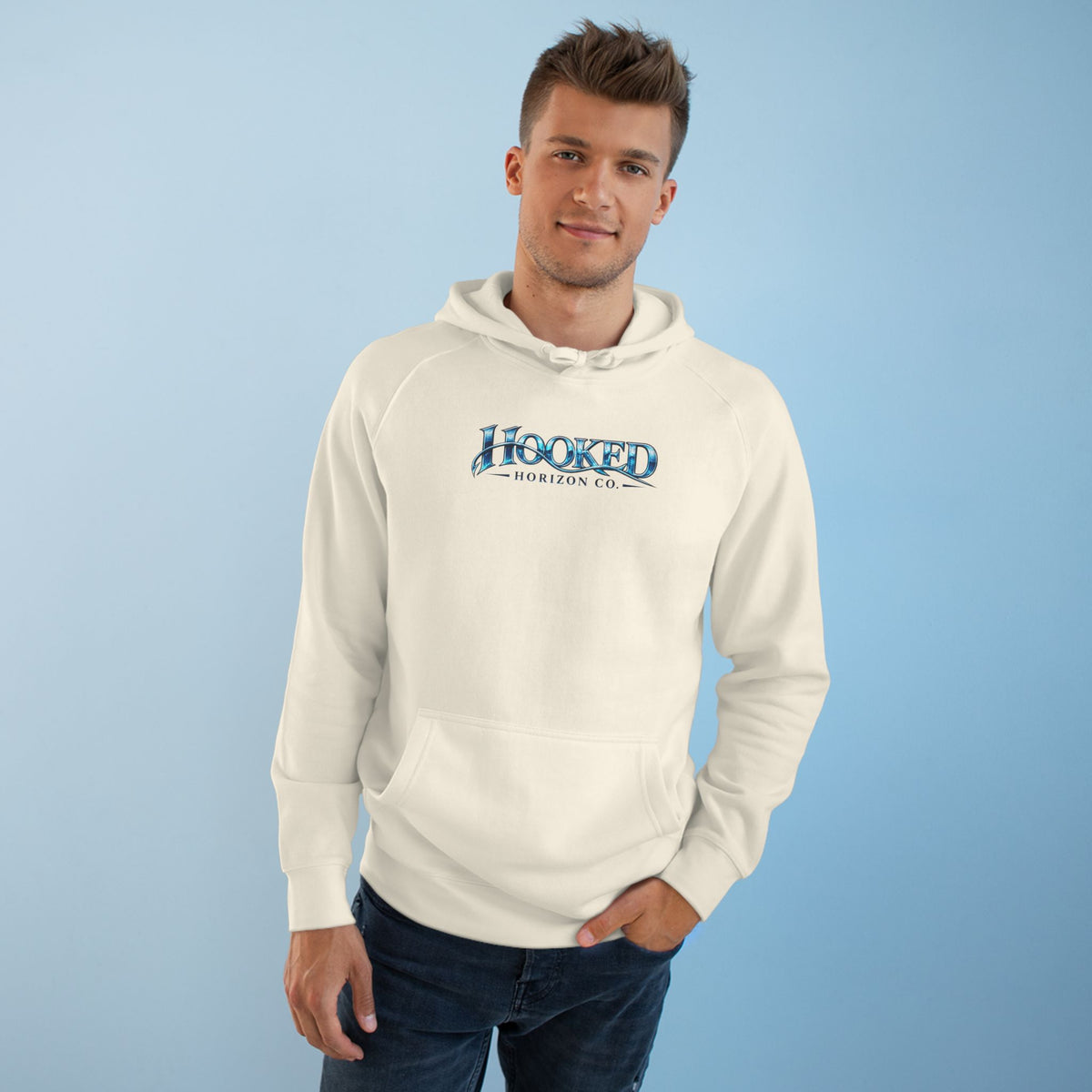 Fishing Boat " Chasing Legends Not Trends "Hooked Horizon Co. Unisex Supply Hoodie