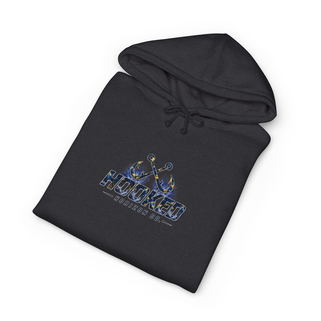 Sail Fish Hoodie Hooked Horizon Co. — Fishing Back Graphic Hoodie, Multiple Color Variations