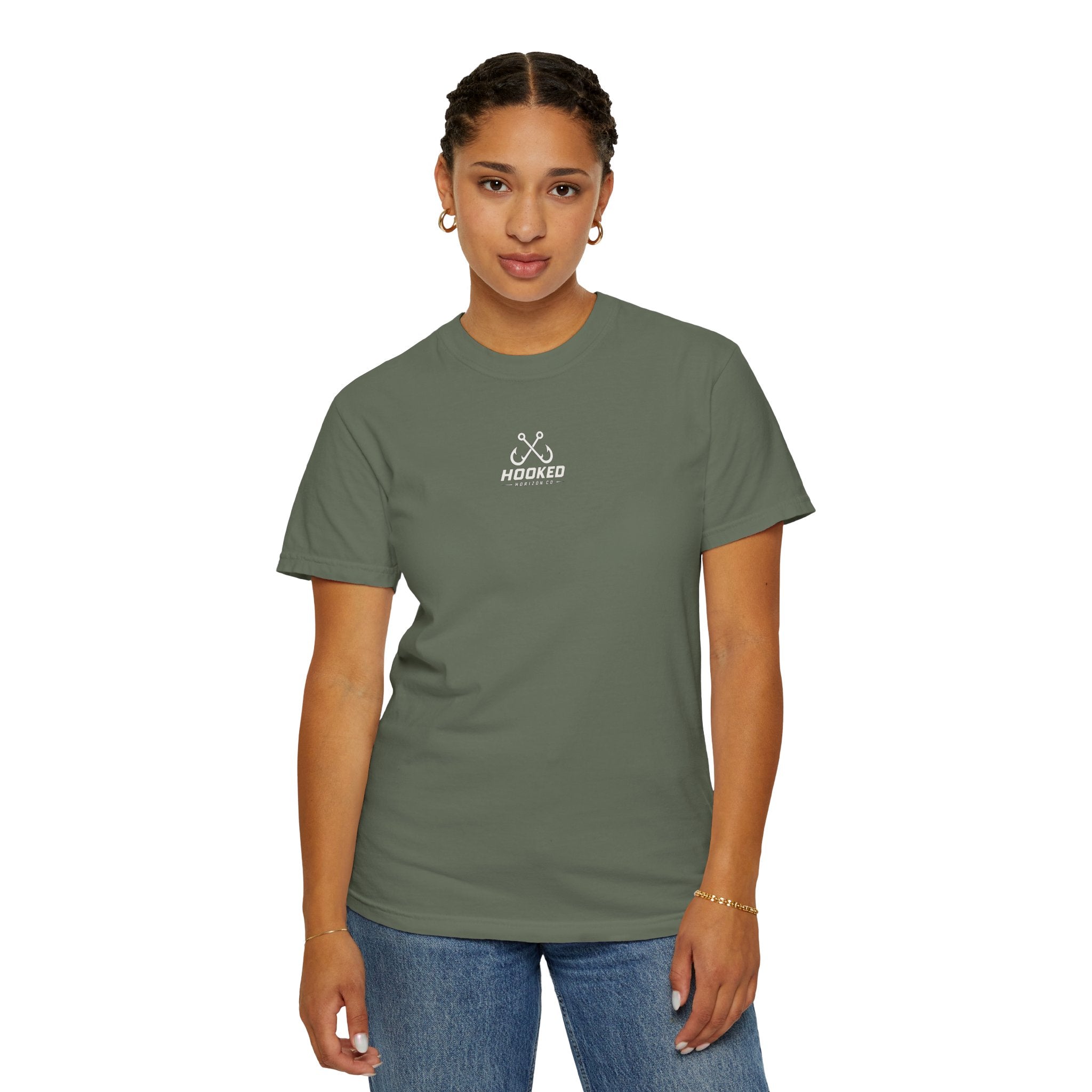 Saltwater Sea Striper Fishing Tee — Hooked Horizon Co.  Angler Gifts Ocean Lover Gifts