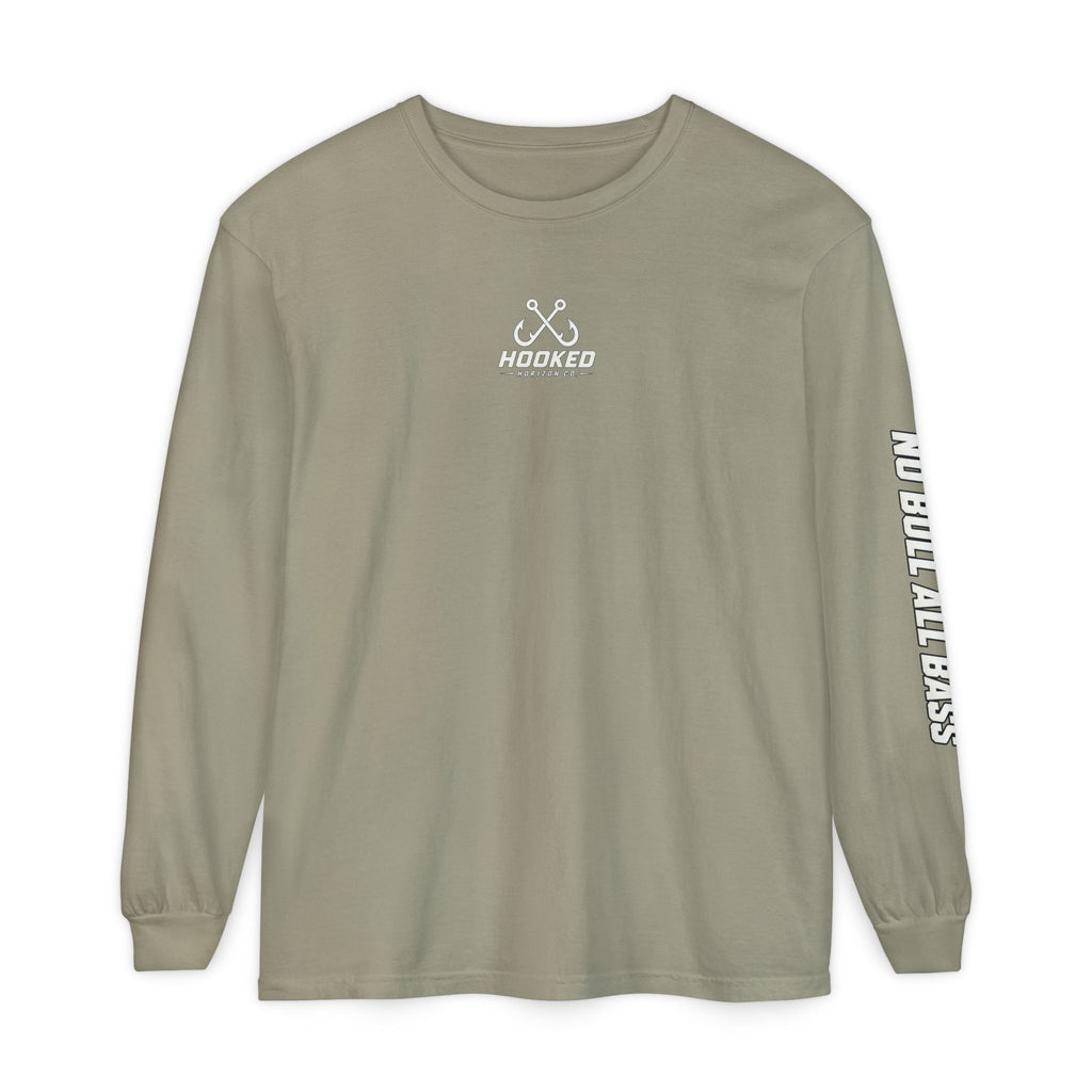 Saltwater Sea Striper Fishing Long Sleeve T-Shirt, Ocean Adventure Apparel, Boat Trip Shirt, Coastal Style, Gift for Fishermen