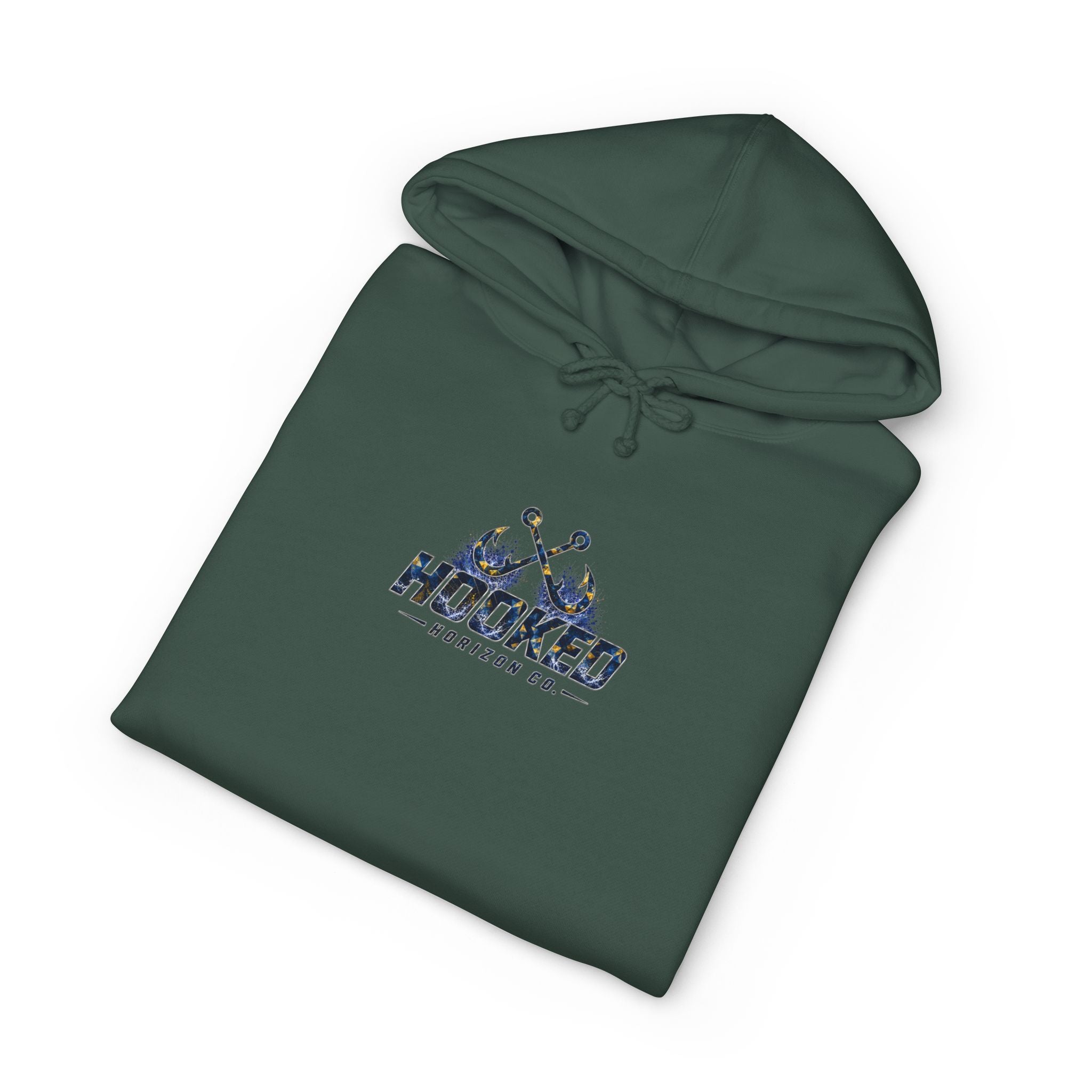 Sail Fish Hoodie Hooked Horizon Co. — Fishing Back Graphic Hoodie, Multiple Color Variations