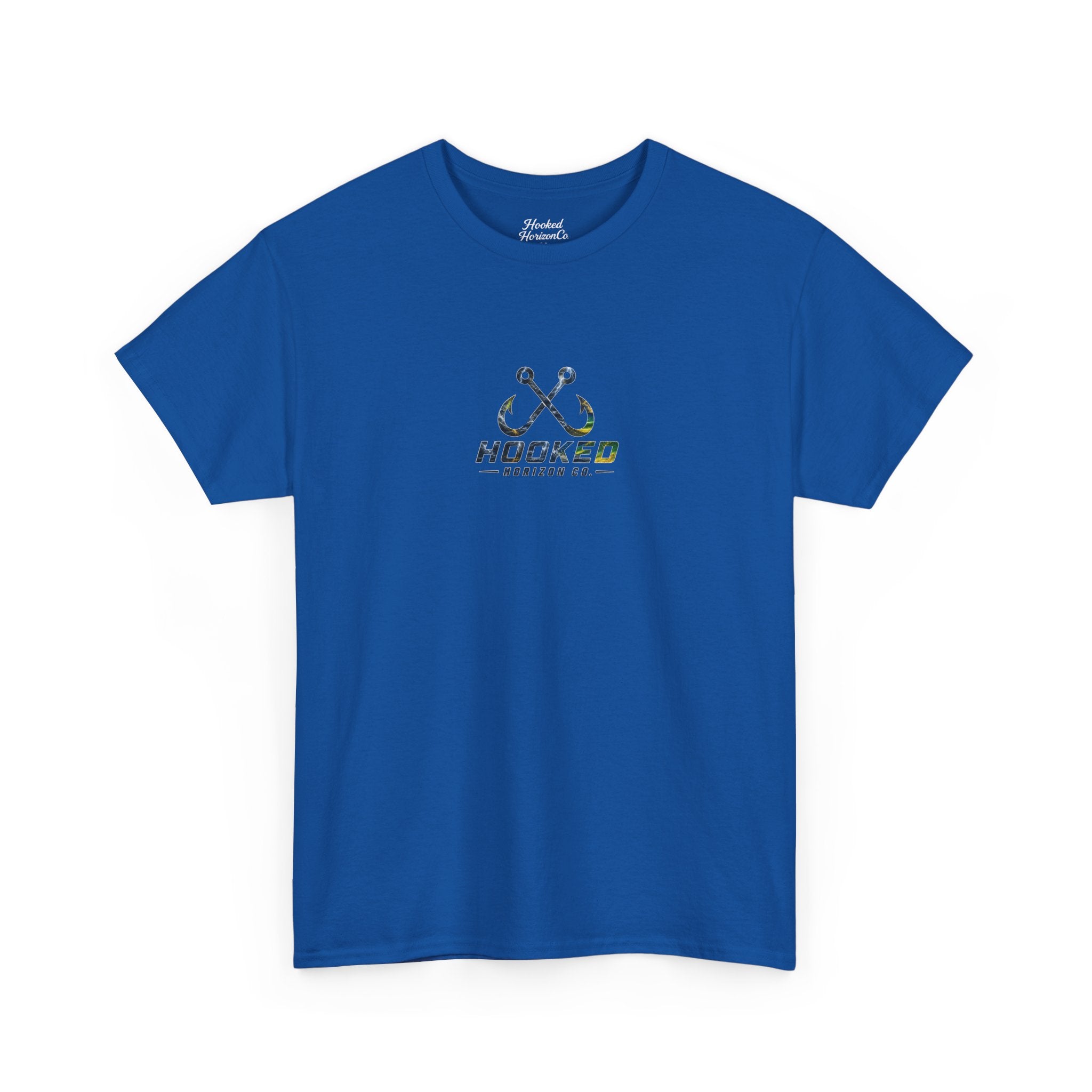 Mahi Mahi Hooked Horizon Co Tee—Ocean Graphic Tee — "Beloved" Ray Design