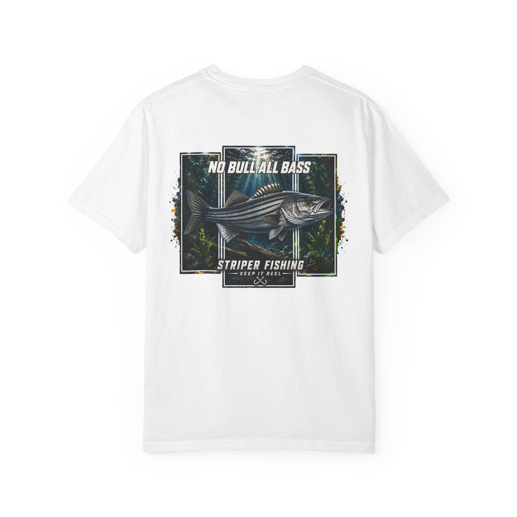 Saltwater Sea Striper Fishing Tee — Hooked Horizon Co.  Angler Gifts Ocean Lover Gifts