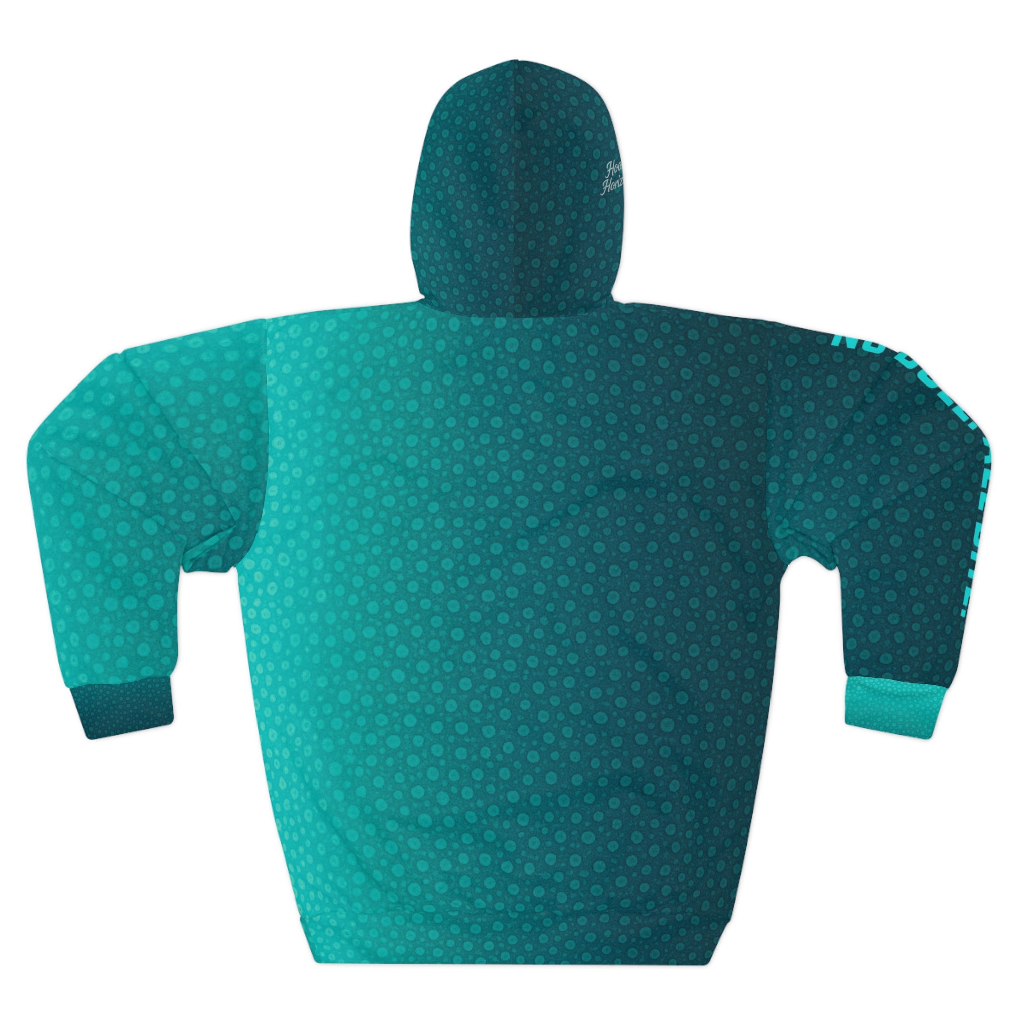 Teal Spotted Fishing Hoodie — Deep Drift Fishing,  Hooked Horizon Co. Neon Ombre Pullover