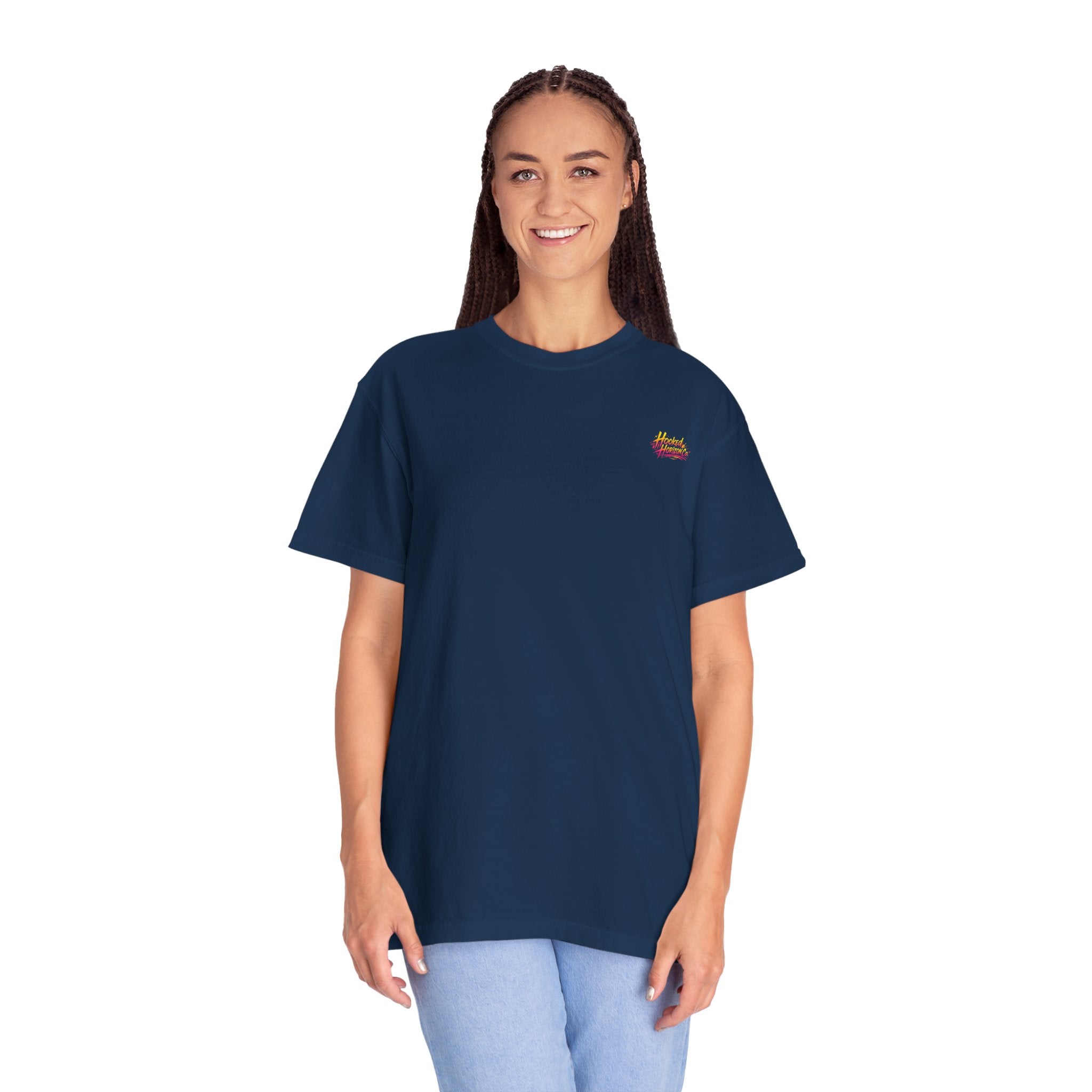 Hooked & Hammered Fishing T-shirt, Hooked Horizon Co, Angler Gifts, Shark Lovers