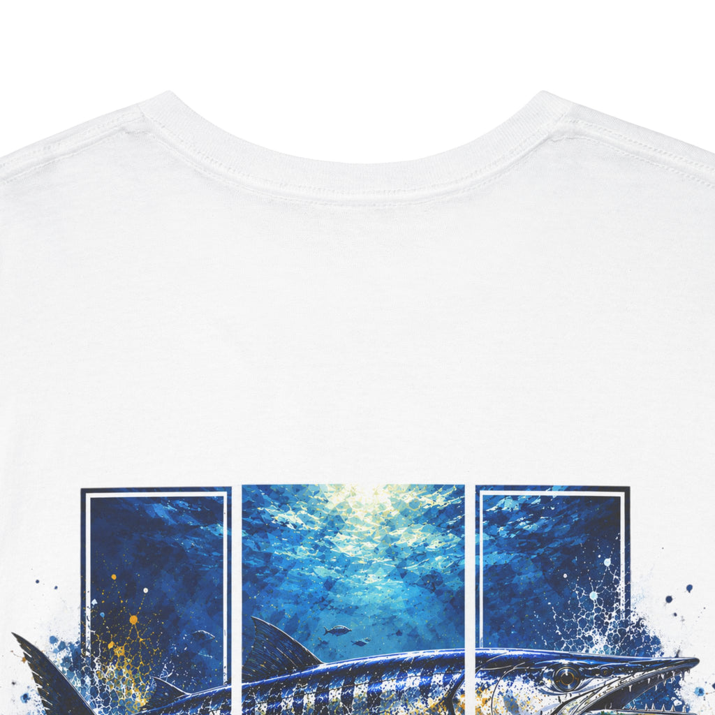 Barracuda Hooked Horizon Co Tee—Ocean Graphic Tee — "Beloved" Ray Design