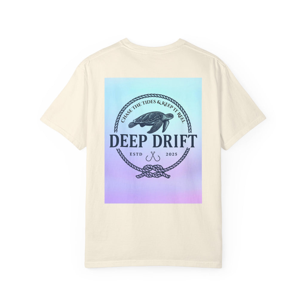 Turtle Ocean Tee, Deep Drift— Hooked Horizon Co.  Angler Gifts Ocean Lover Gifts