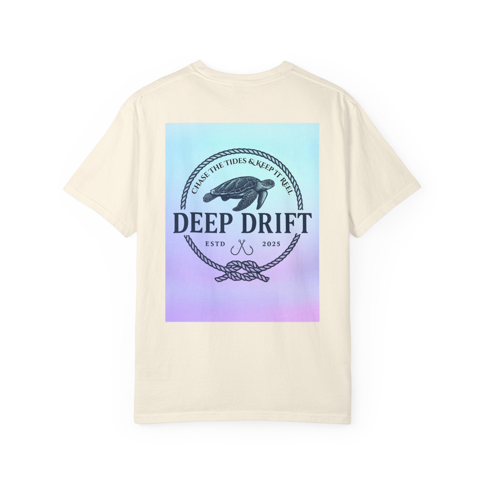 Hooked Horizon Deep Drift Turtle Ocean Tee