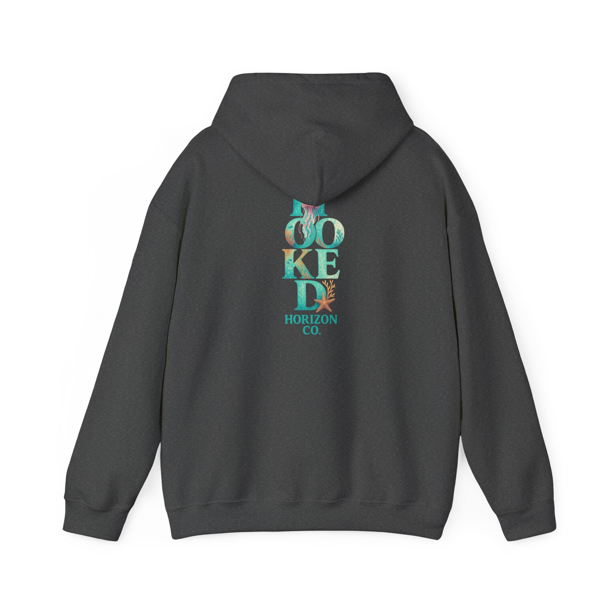 Neon Turtle Deep Drift Hooked Horizon Co. Unisex Heavy Blend™ Hooded Sweatshirt