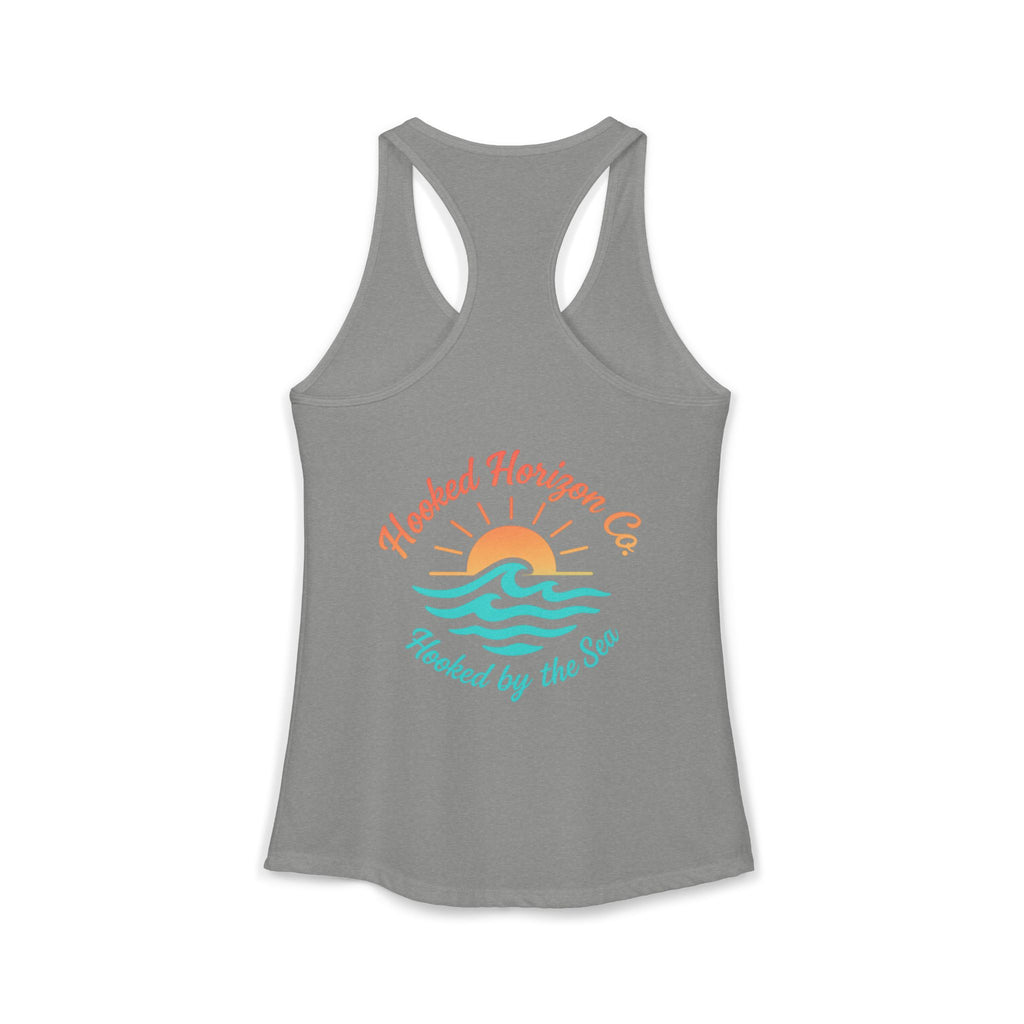 Wave & Sun Deep Drift– "Hooked By The Sea" Hooked Horizon Co. Unisex Zip Hoodie for Ocean Lovers, Nautical Fashion, Cool Weather Gear, Everyday Comfort, Perfect Gift