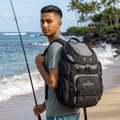 Hooked Horizon Co.  Classic Logo Enduro 30L Tactical Backpack — Fishing Bag,Durable Travel, Hiking, Fishing Accessory/Tackle & School Daypack