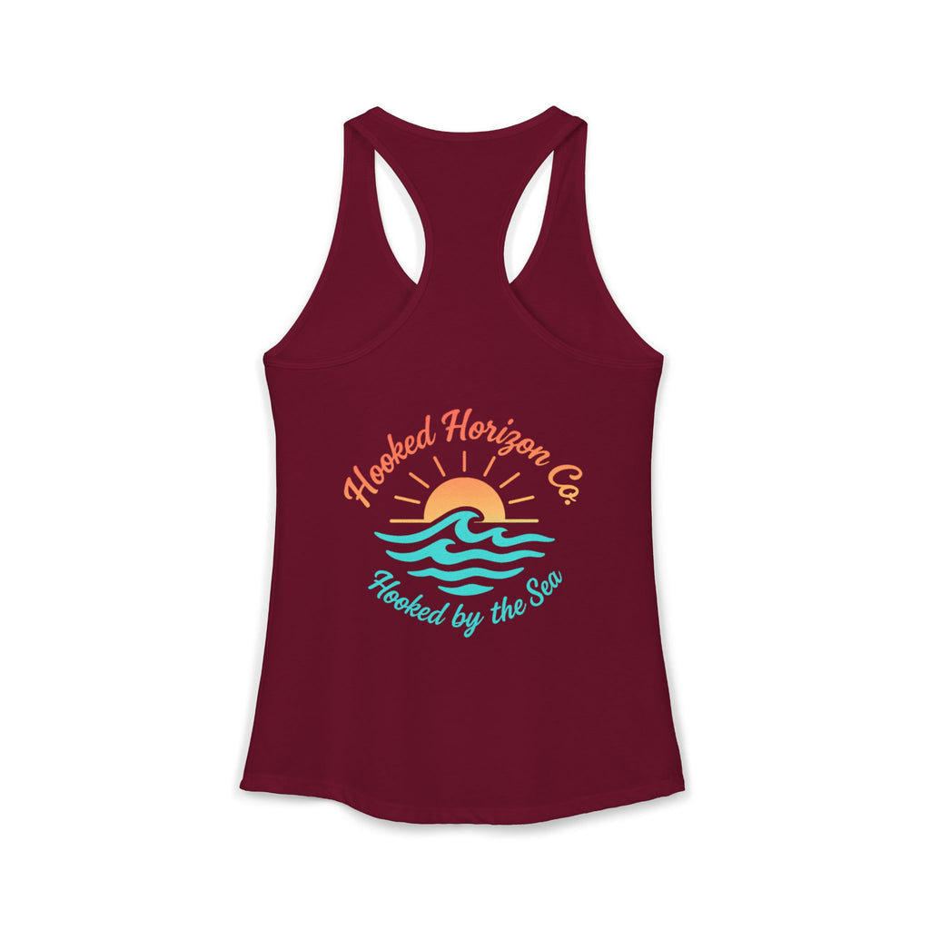 Wave & Sun Deep Drift– "Hooked By The Sea" Hooked Horizon Co. Unisex Zip Hoodie for Ocean Lovers, Nautical Fashion, Cool Weather Gear, Everyday Comfort, Perfect Gift