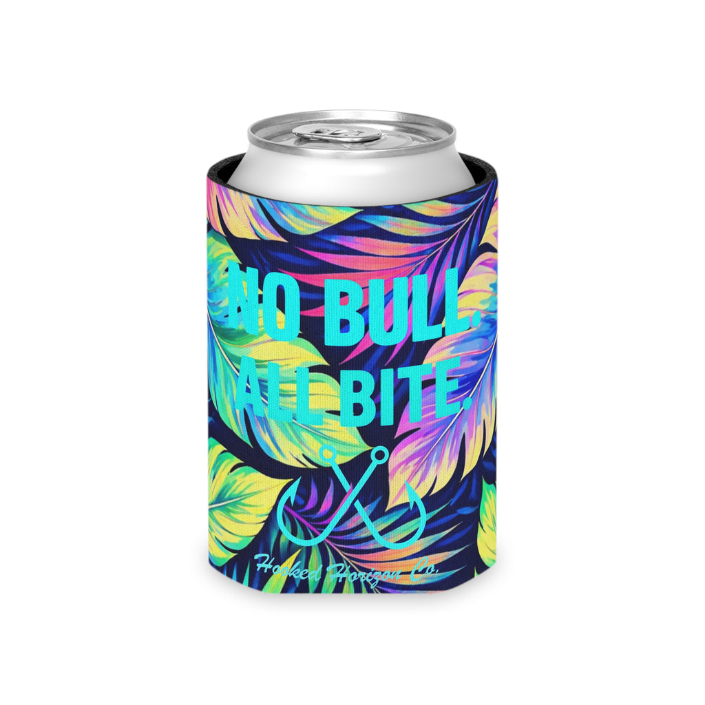 Tropical Leaf Coozie — Hooked Horizon Co. Fishing Wave Koozie