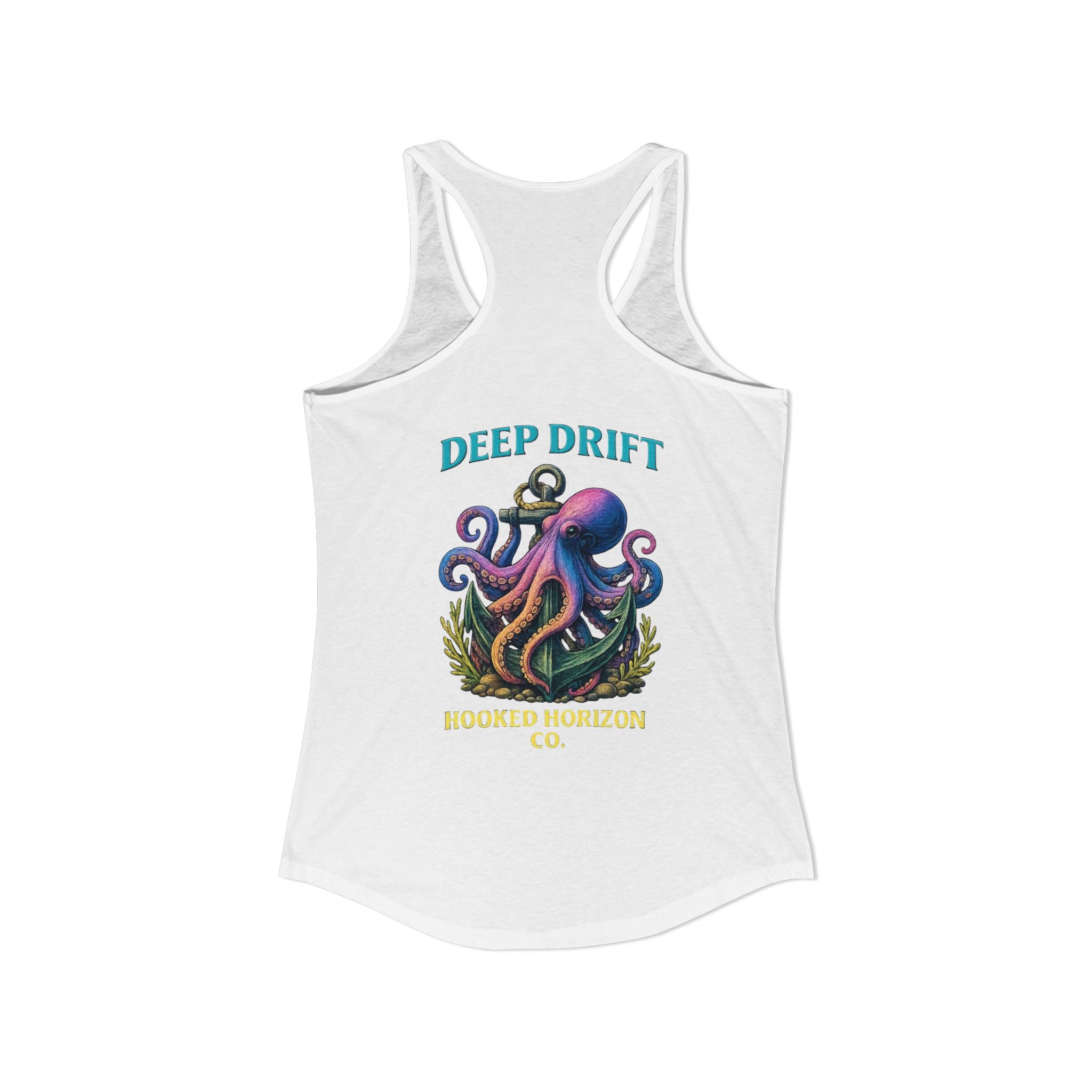 Rainbow Octopus Deep Drift– Hooked Horizon Co. Gifts for Ocean Lovers, Nautical Fashion, Everyday Comfort, Perfect Gift for Her