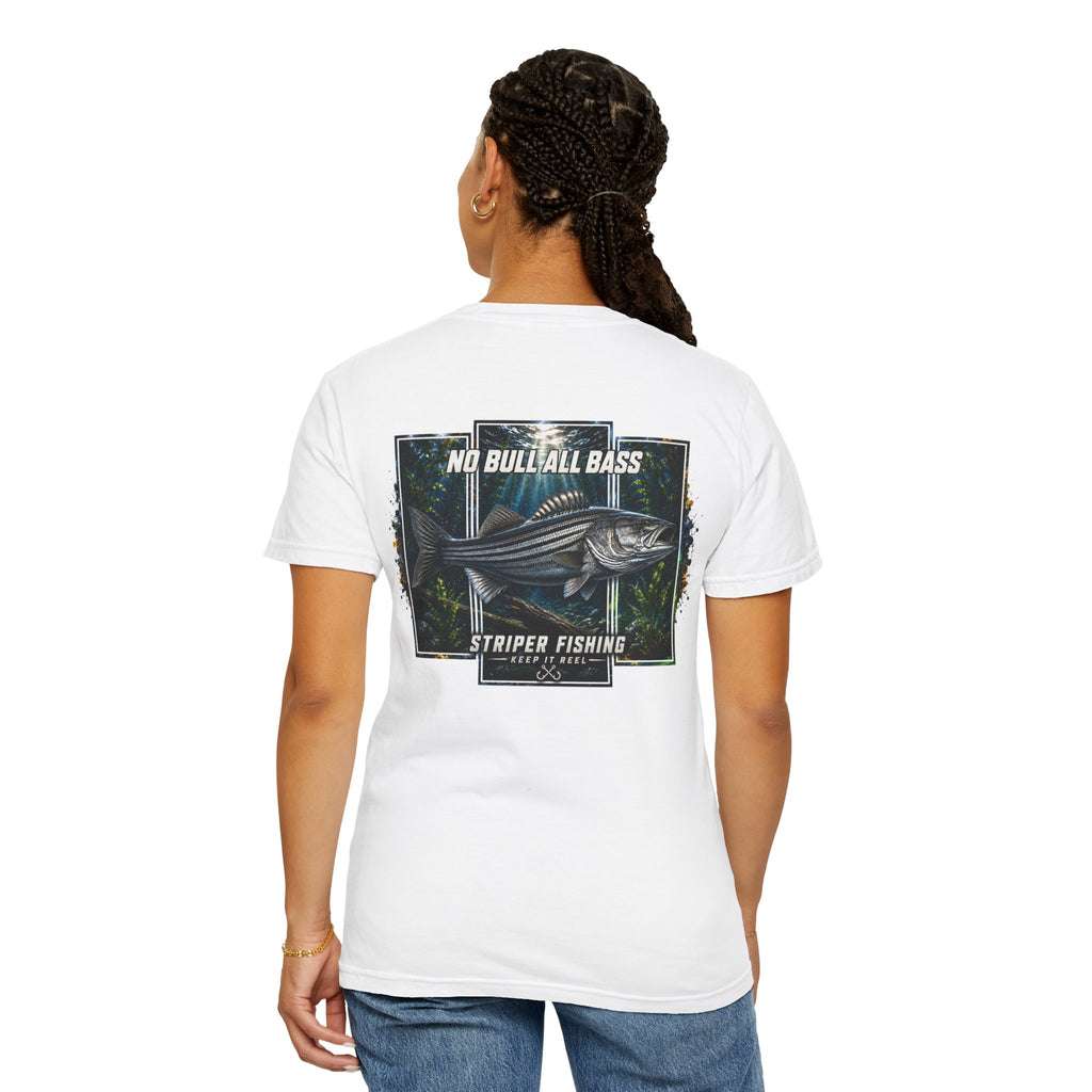 Saltwater Sea Striper Fishing Tee — Hooked Horizon Co.  Angler Gifts Ocean Lover Gifts