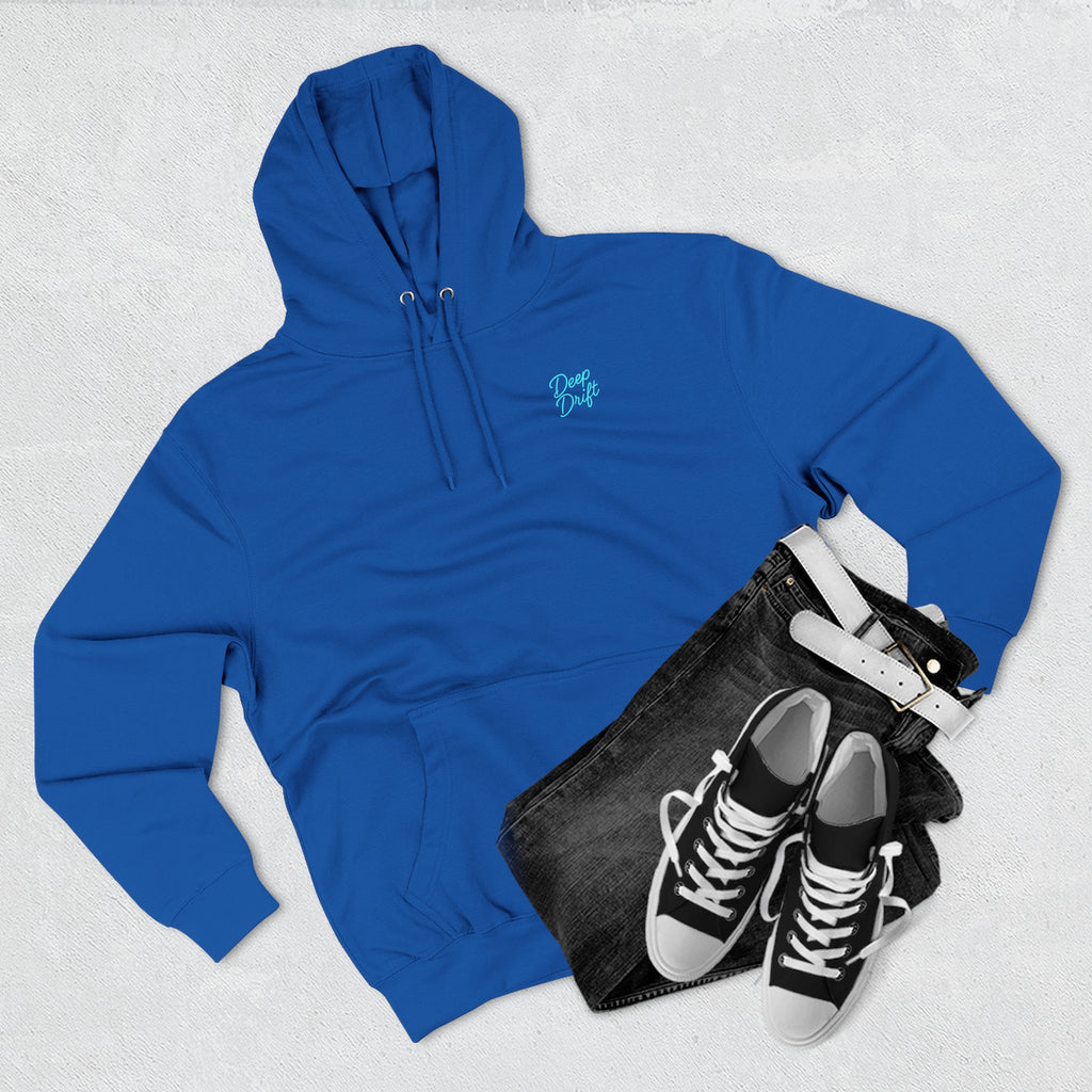 Wave & Sun Deep Drift– "Hooked By The Sea" Hooked Horizon Co. Unisex Hoodie for Ocean Lovers, Nautical Fashion, Cool Weather Gear, Everyday Comfort, Perfect Gift