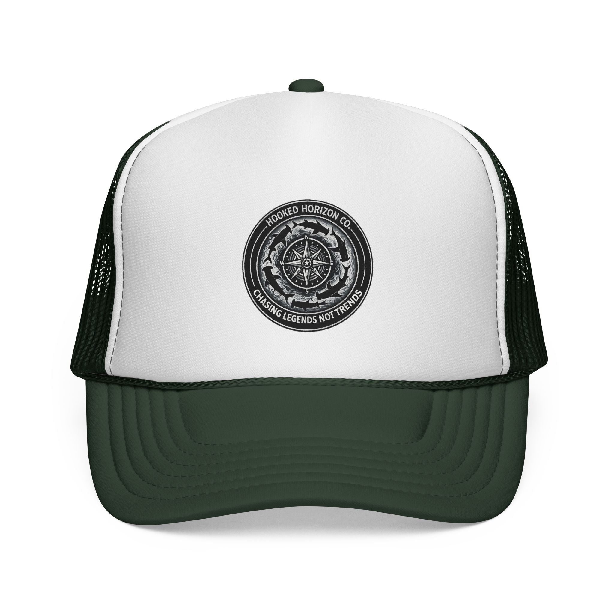 Chasing Legends Not Trends Trucker Cap — Fishing & Beach Hat