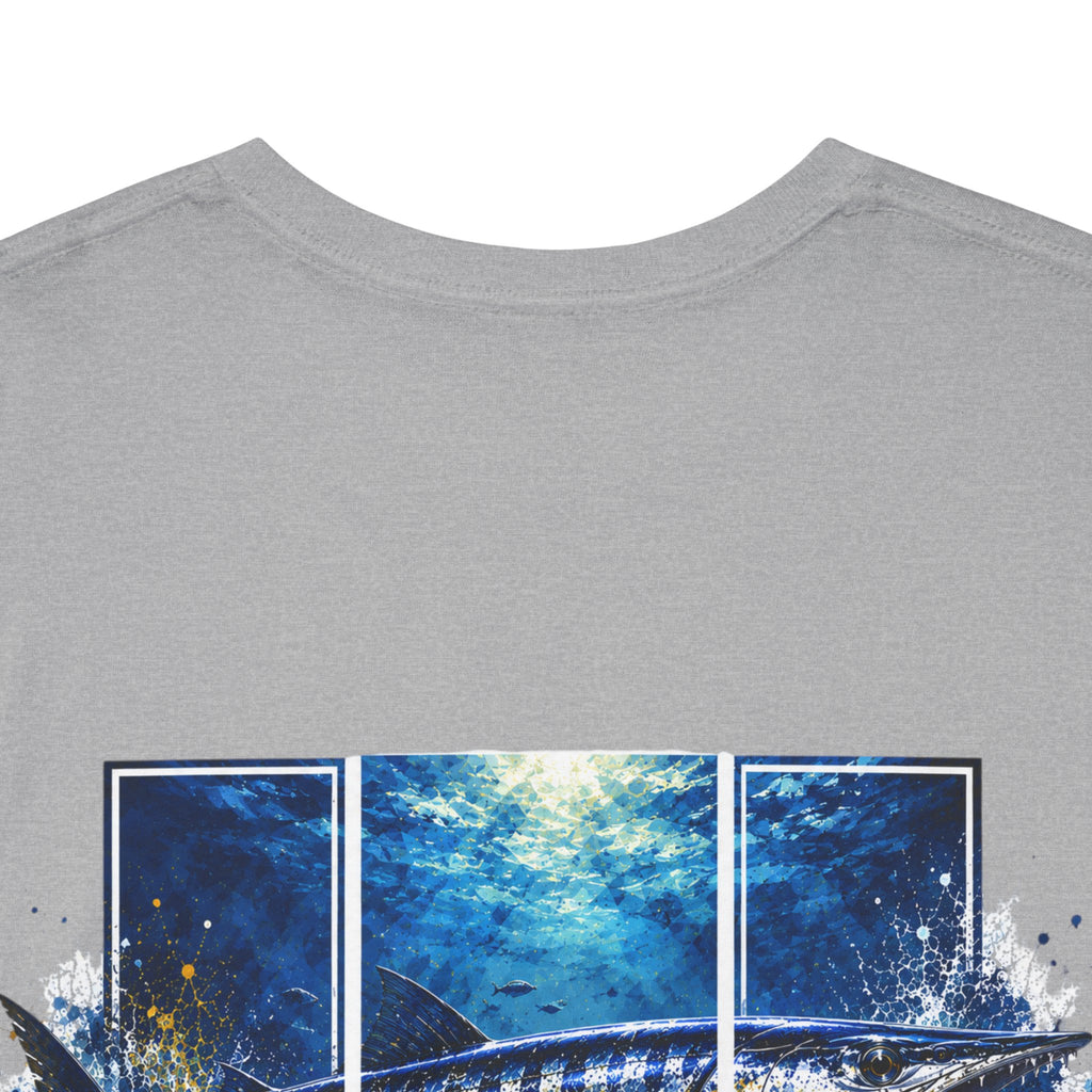 Barracuda Hooked Horizon Co Tee—Ocean Graphic Tee — "Beloved" Ray Design